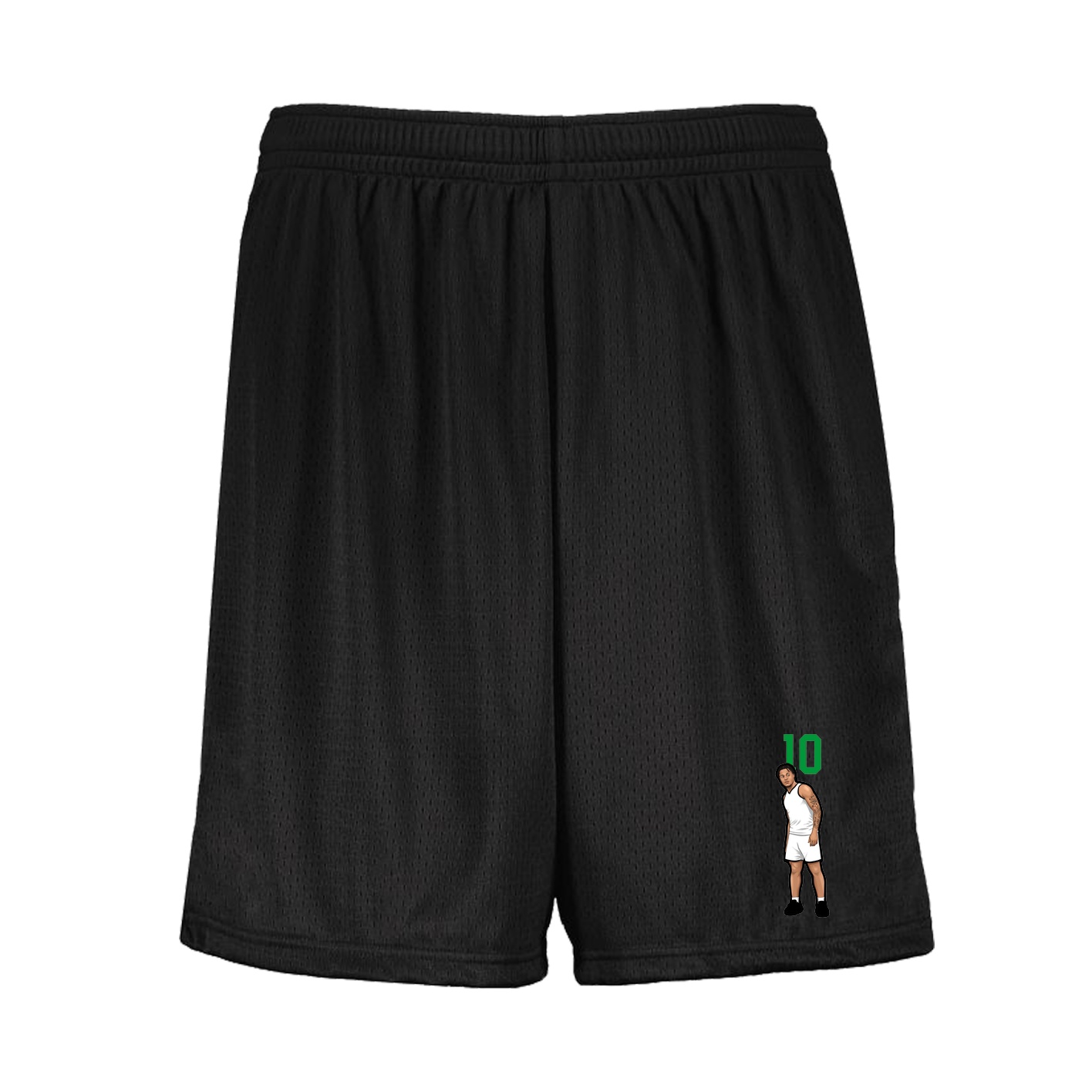 Shorts — Number Top in Black