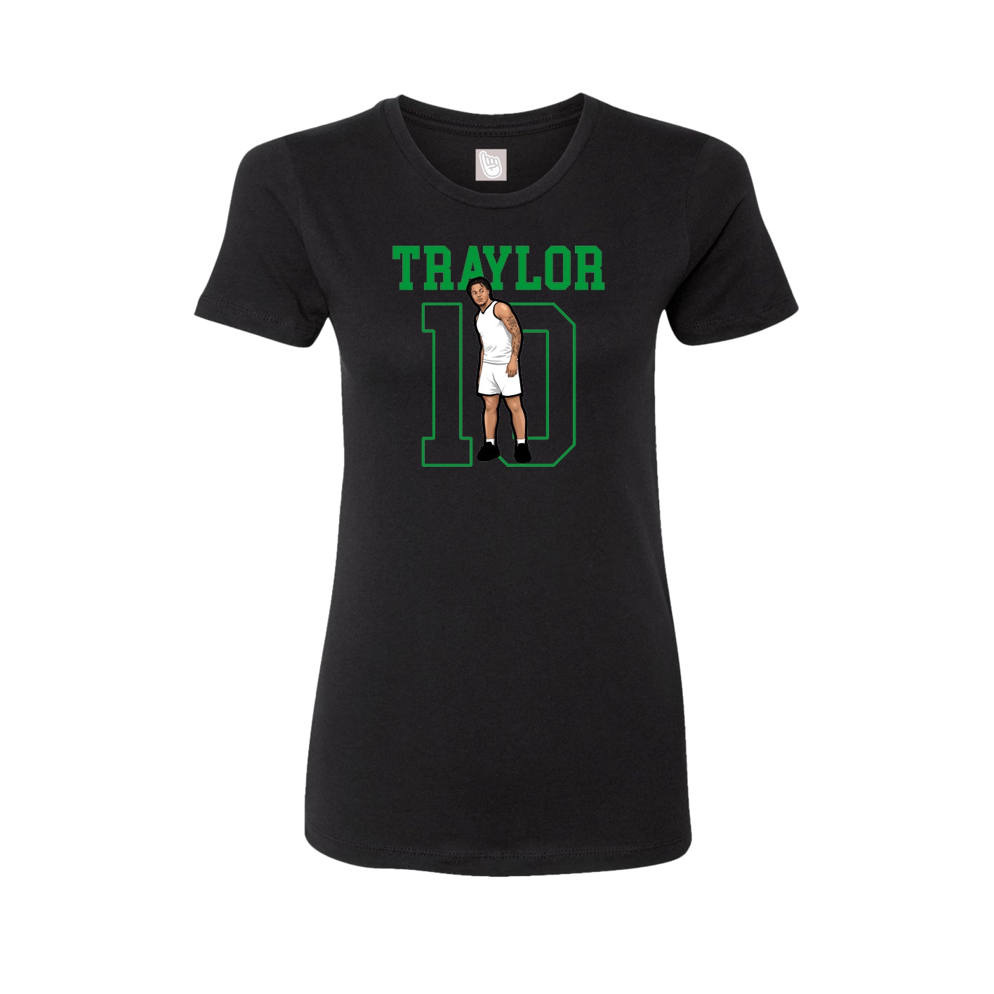 Fitted Women's Tee — Shirsey in Black