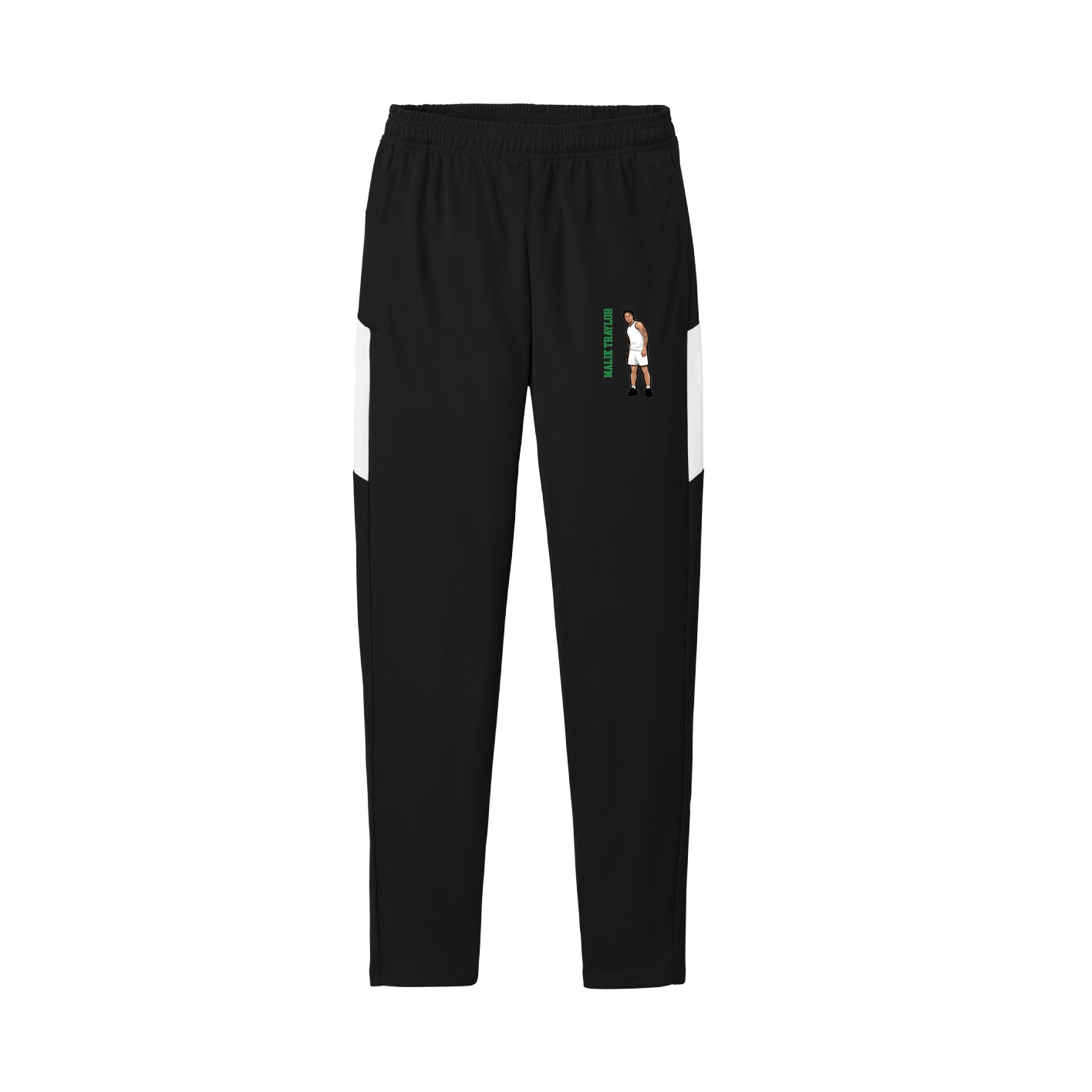 Team Travel Pant — Name Vertical in Black/White