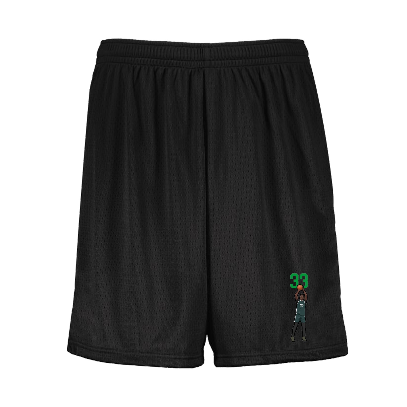 Shorts — Number Top in Black