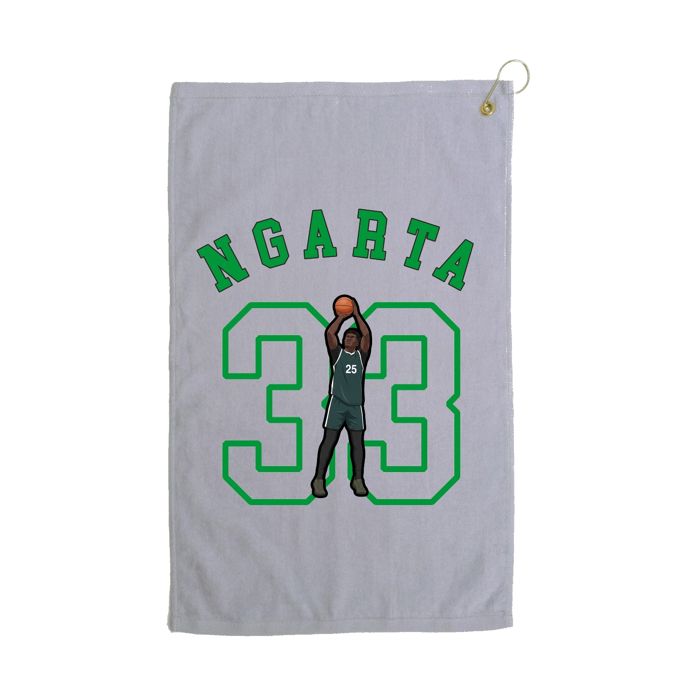 Golf Towel — Shirsey Arch in Grey