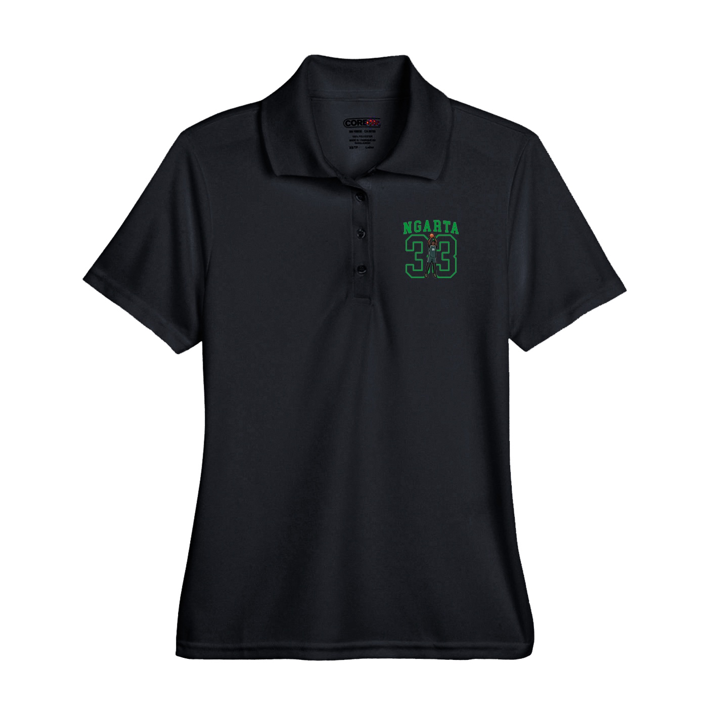 Performance Polo — Shirsey in Black