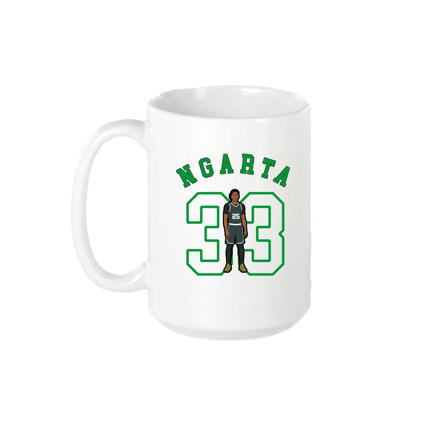 15oz Coffee Mug — Shirsey Arch in White