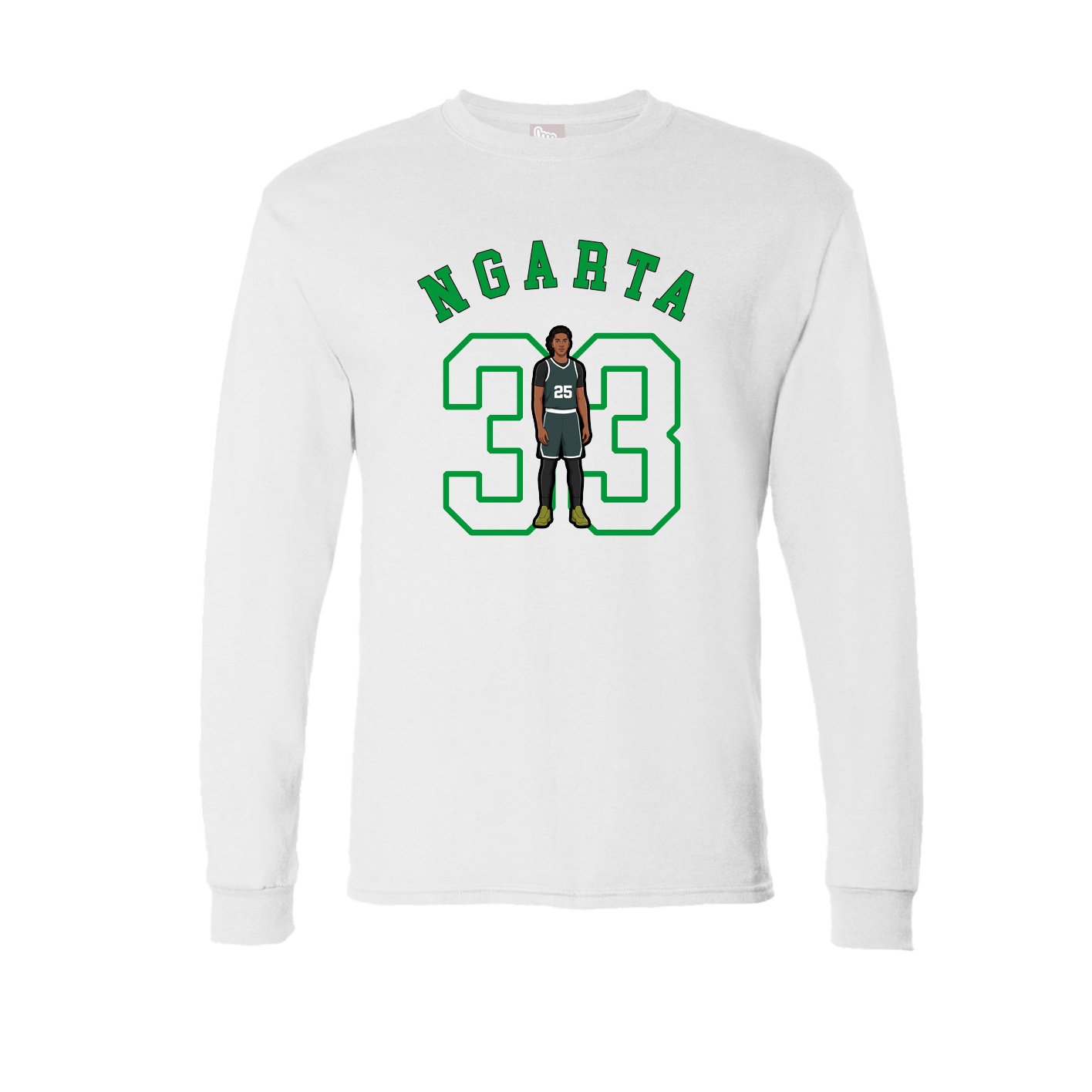 Long Sleeve Tee — Shirsey Arch in White