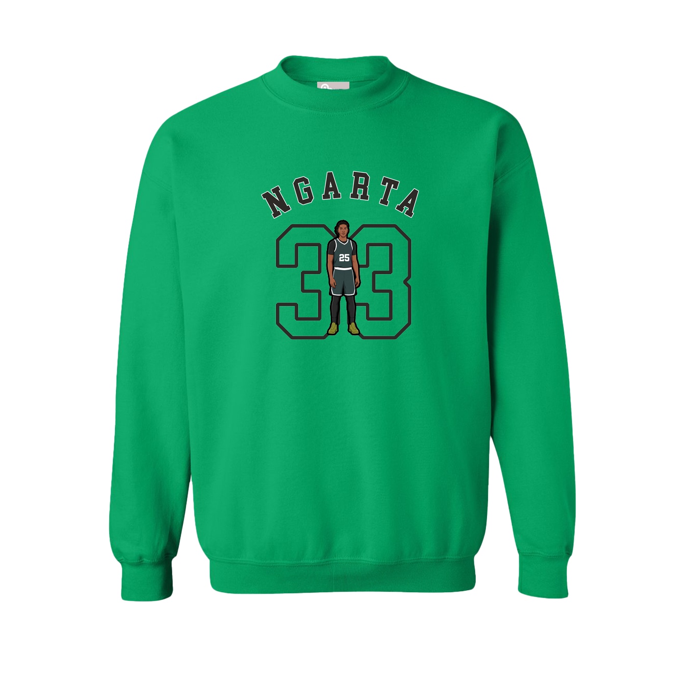 Fleece Crew — Shirsey Arch in Green