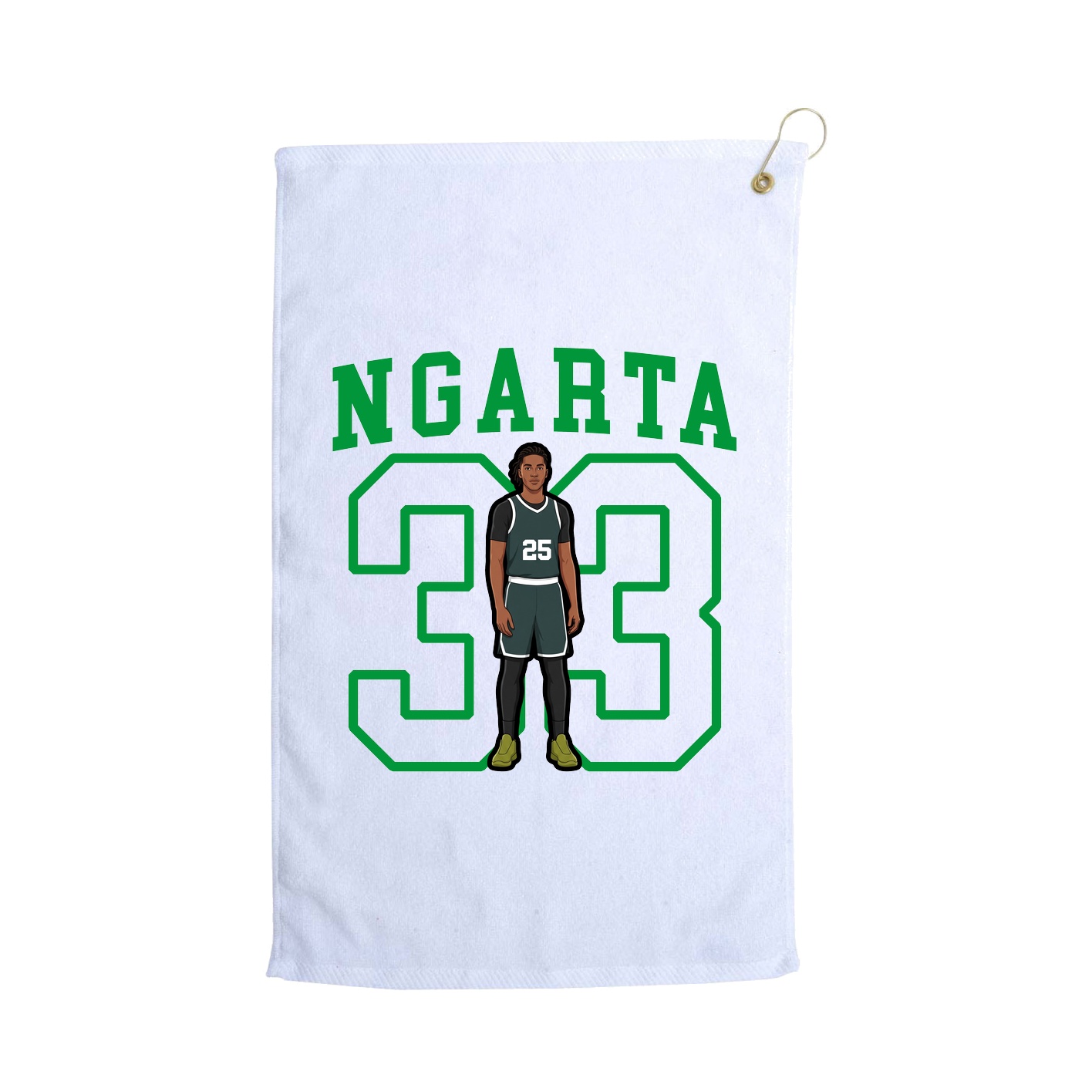 Golf Towel — Shirsey in White