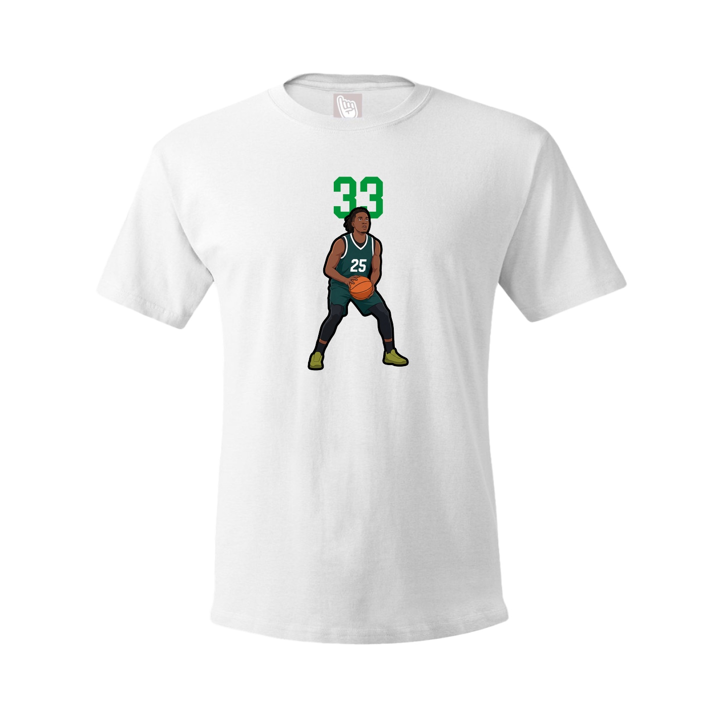 Tee — Number Top in White