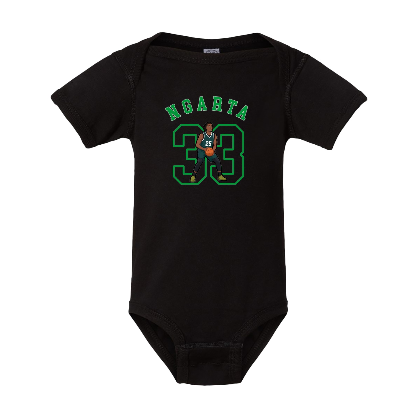 Baby Onesie — Shirsey Arch in Black
