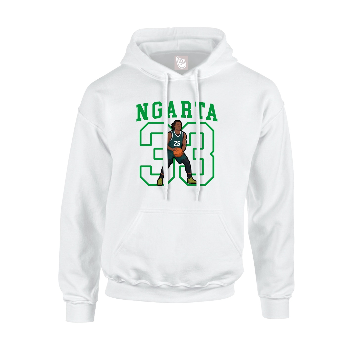 Hoodie — Shirsey in White