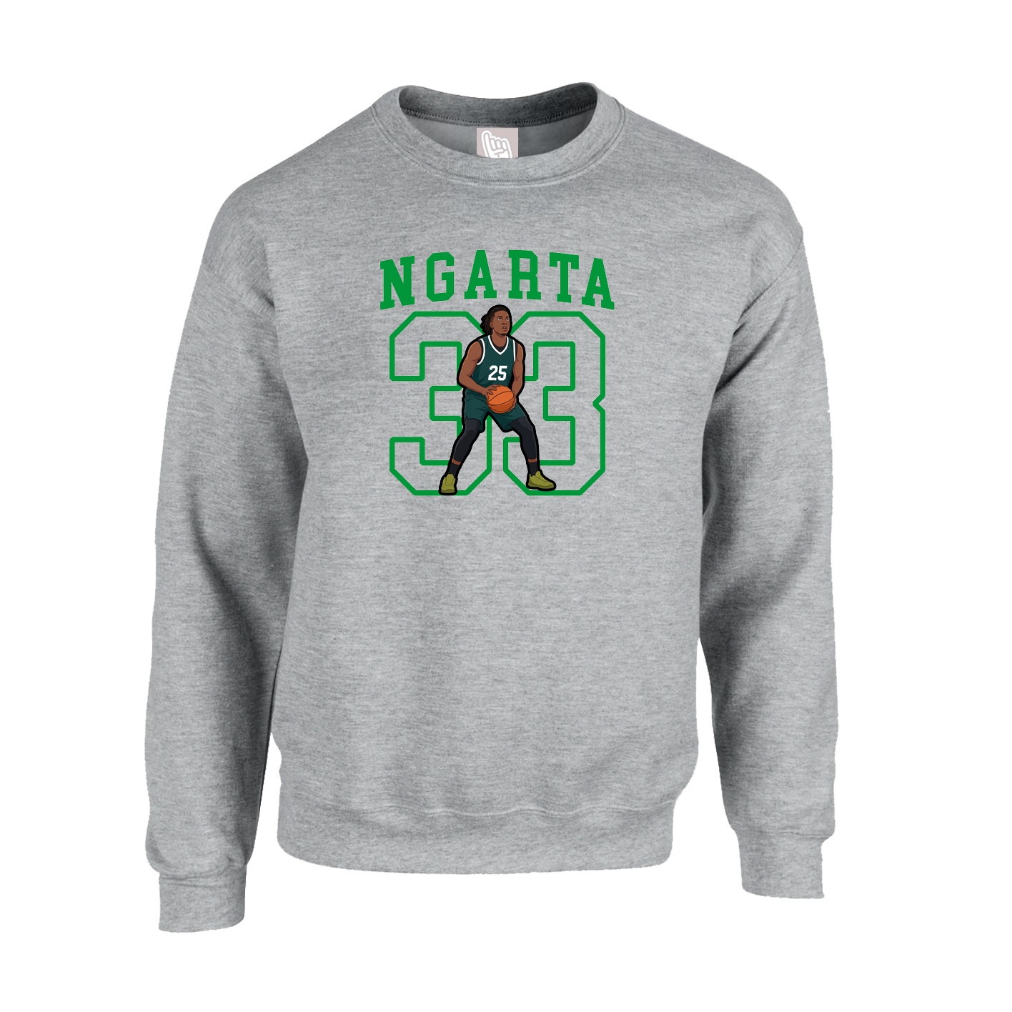Fleece Crew — Shirsey in Grey