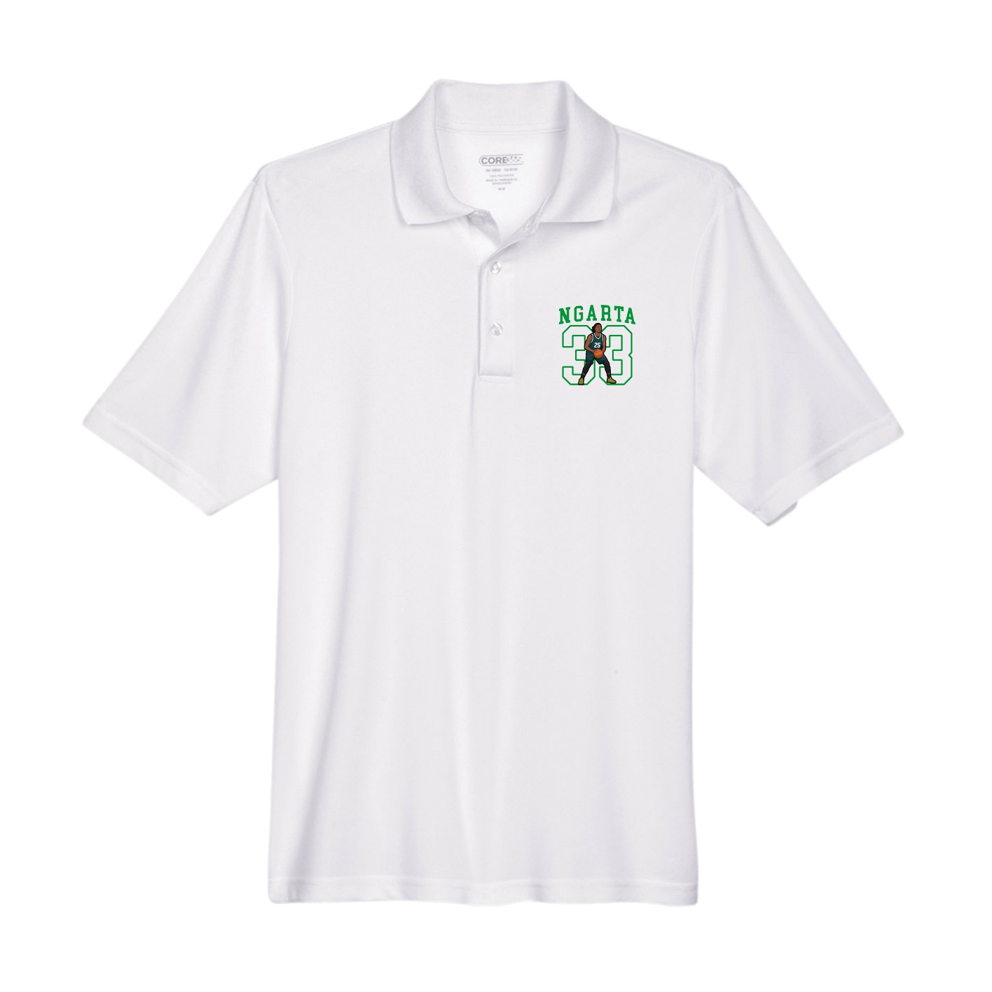 Performance Polo — Shirsey in White