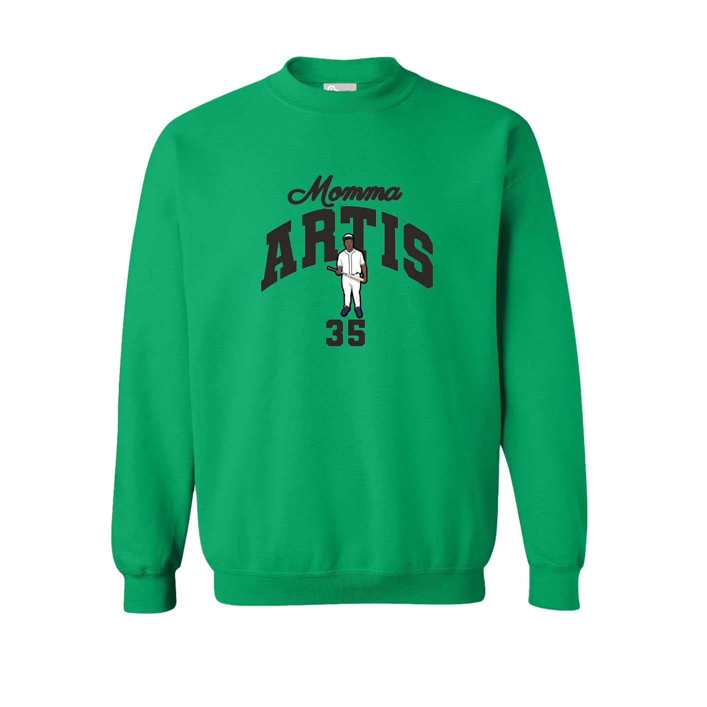 Fleece Crew — Mothers Day Arch in Green