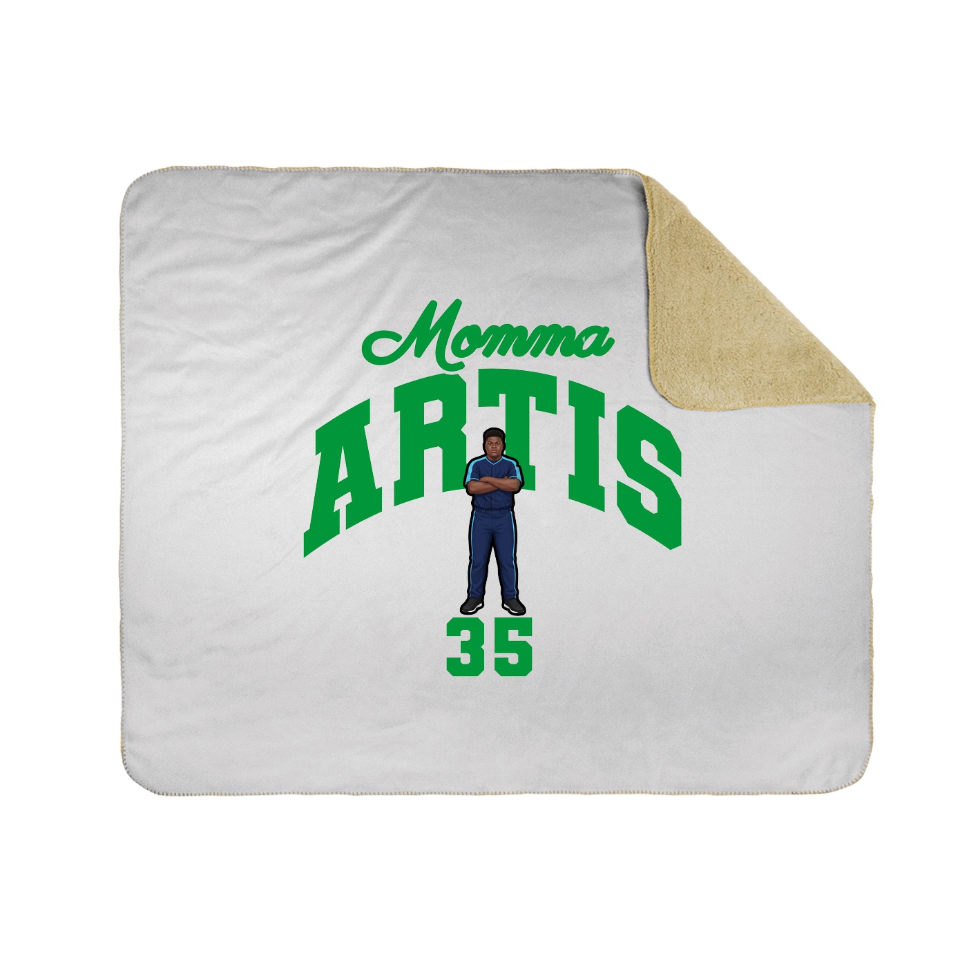 Throw Blanket — Mothers Day Arch in White