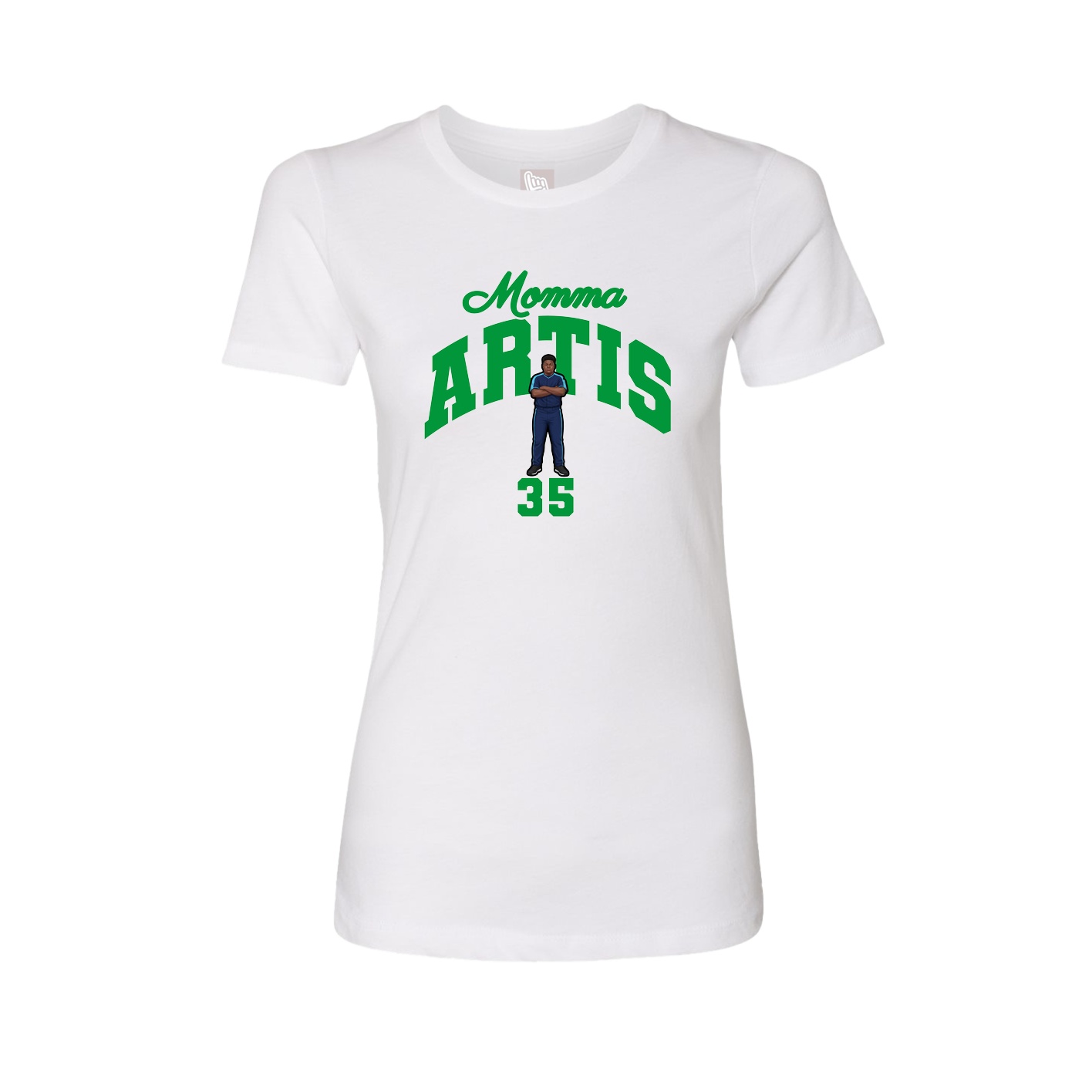 Womens Tee — Mothers Day Arch in White