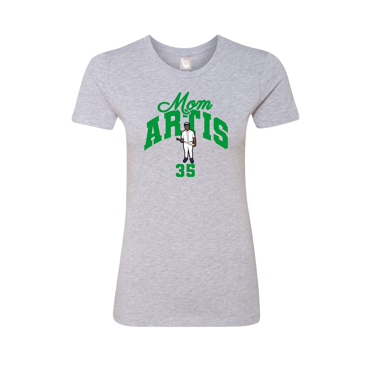 Womens Tee — Mothers Day Arch in Grey