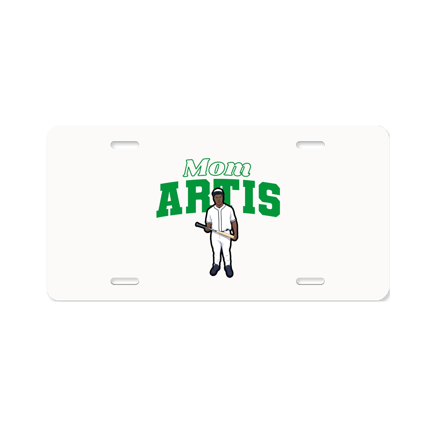 License Plate — Mothers Day Block in Classic