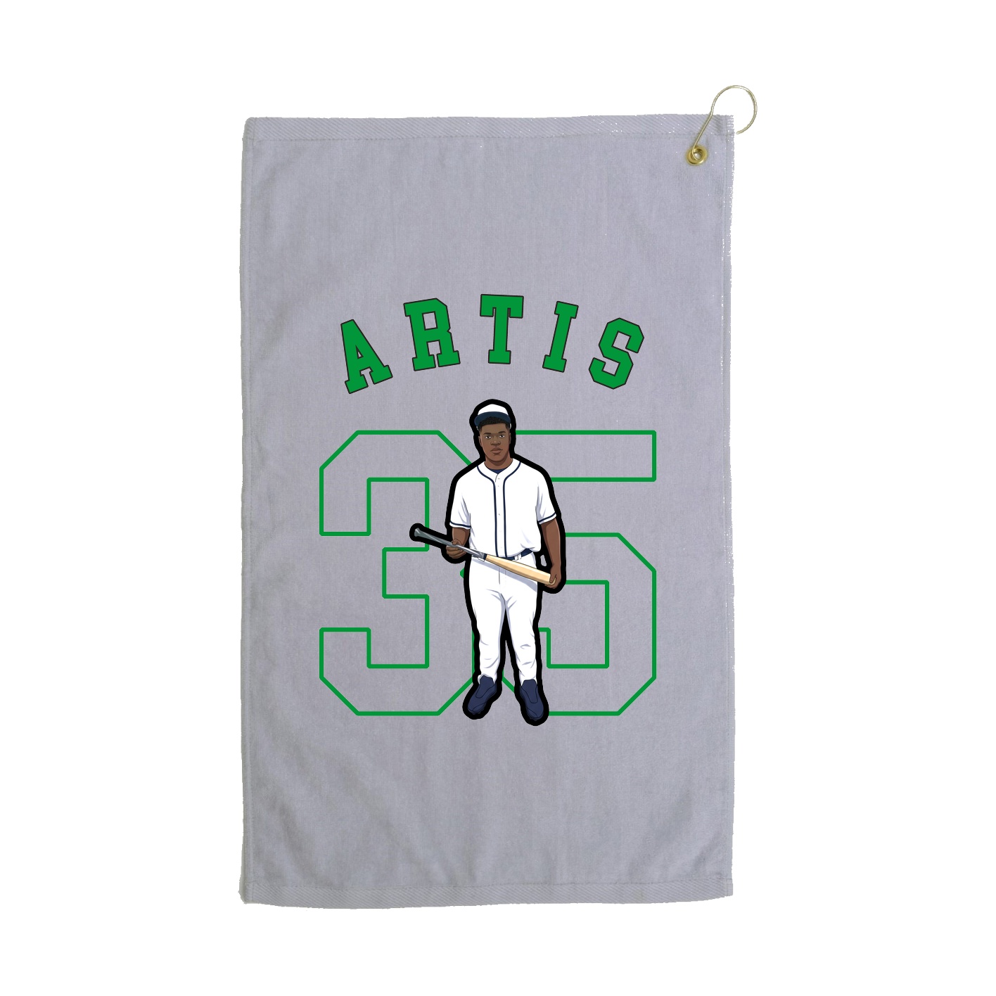 Golf Towel — Shirsey Arch in Grey