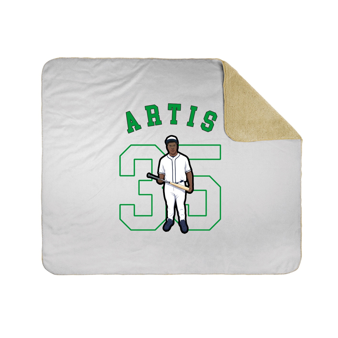Throw Blanket — Shirsey Arch in White