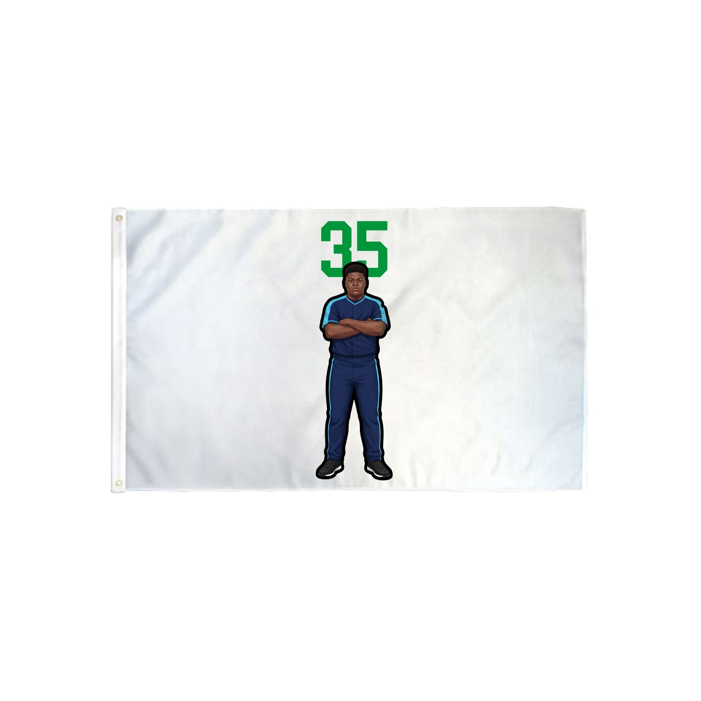 3x5 Flag — Number Top in Classic