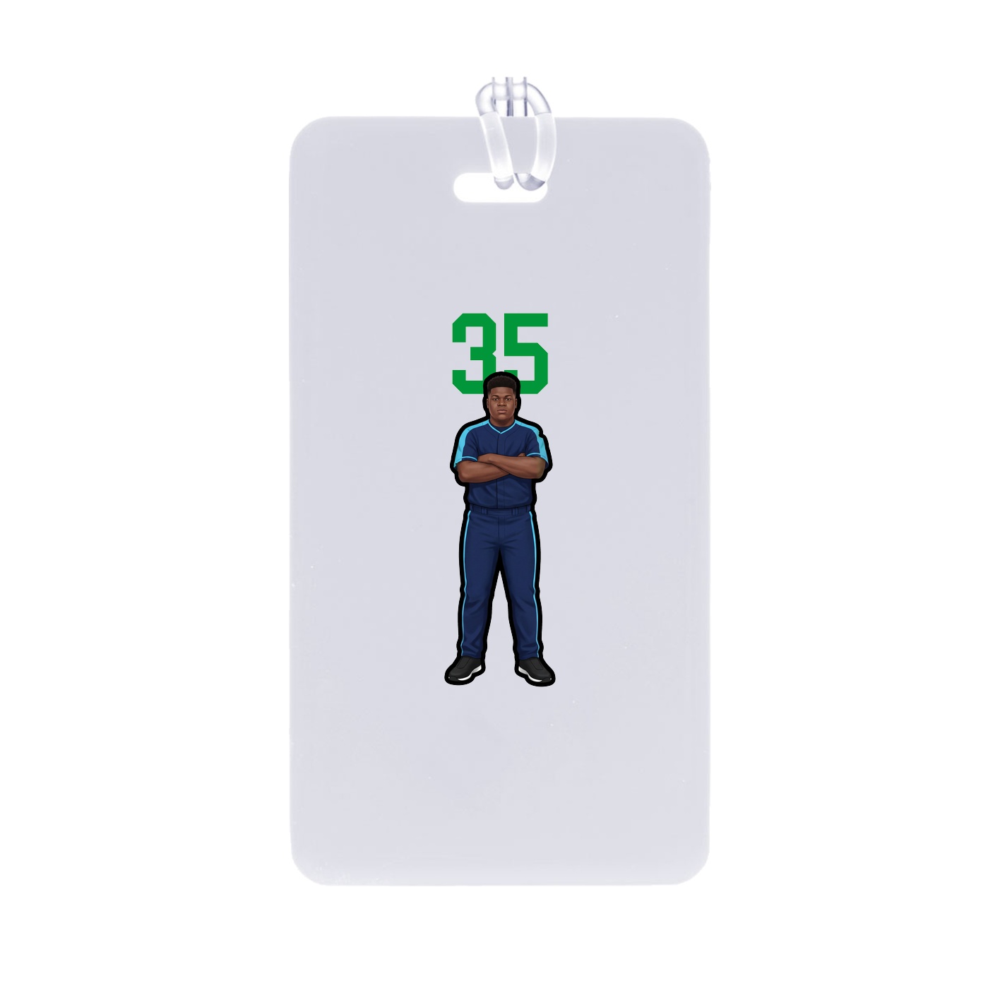 Bag Tag — Number Top in Classic