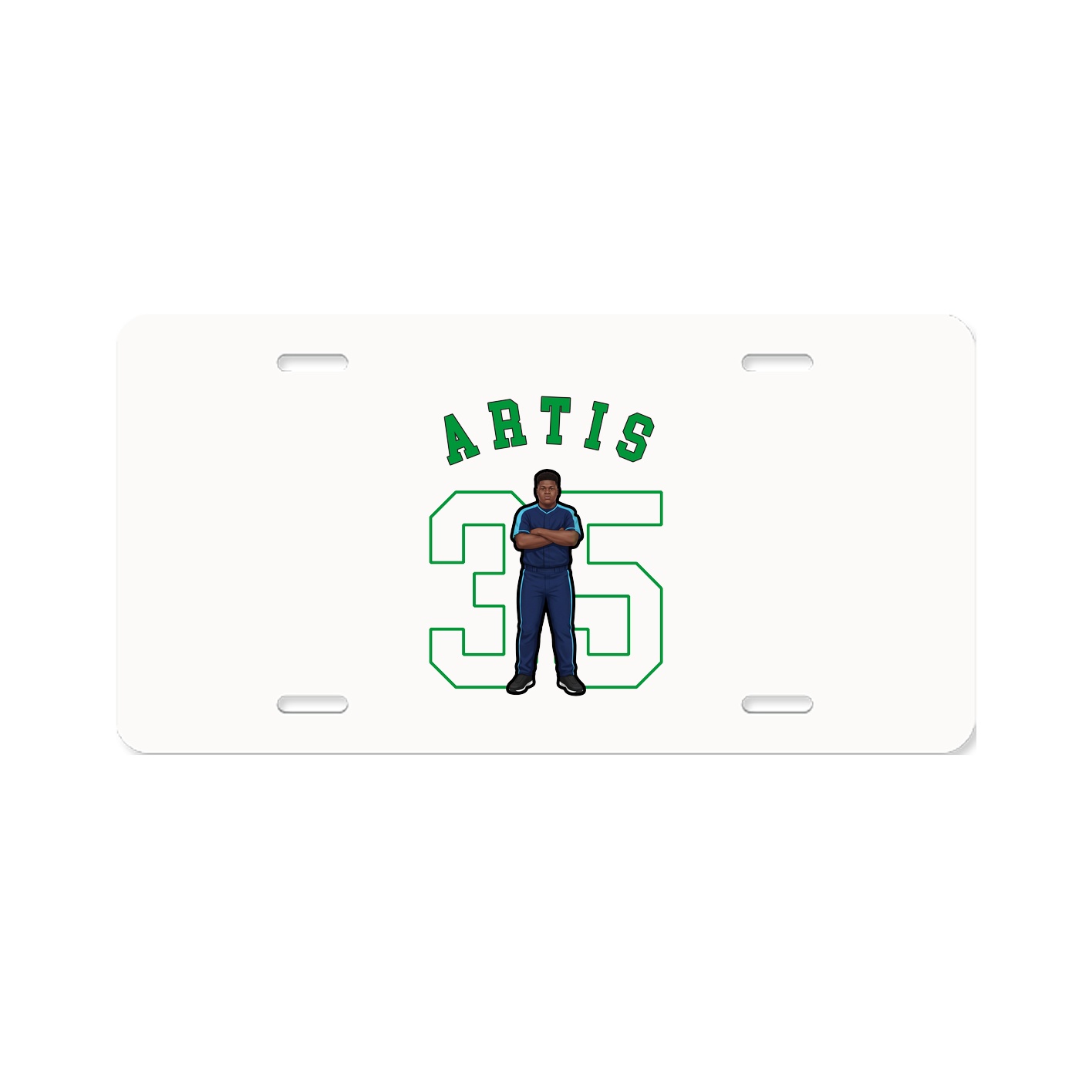 License Plate — Shirsey Arch in Classic