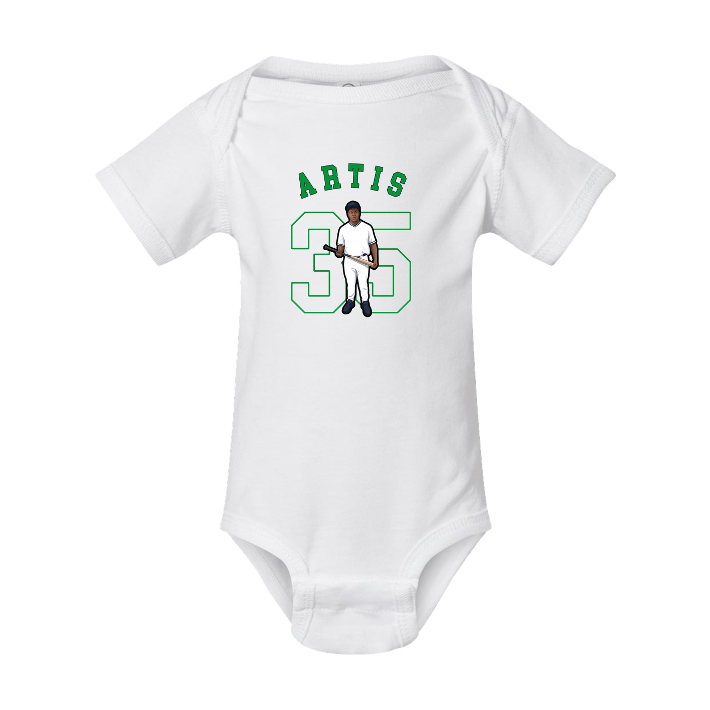 Baby Onesie — Shirsey Arch in White
