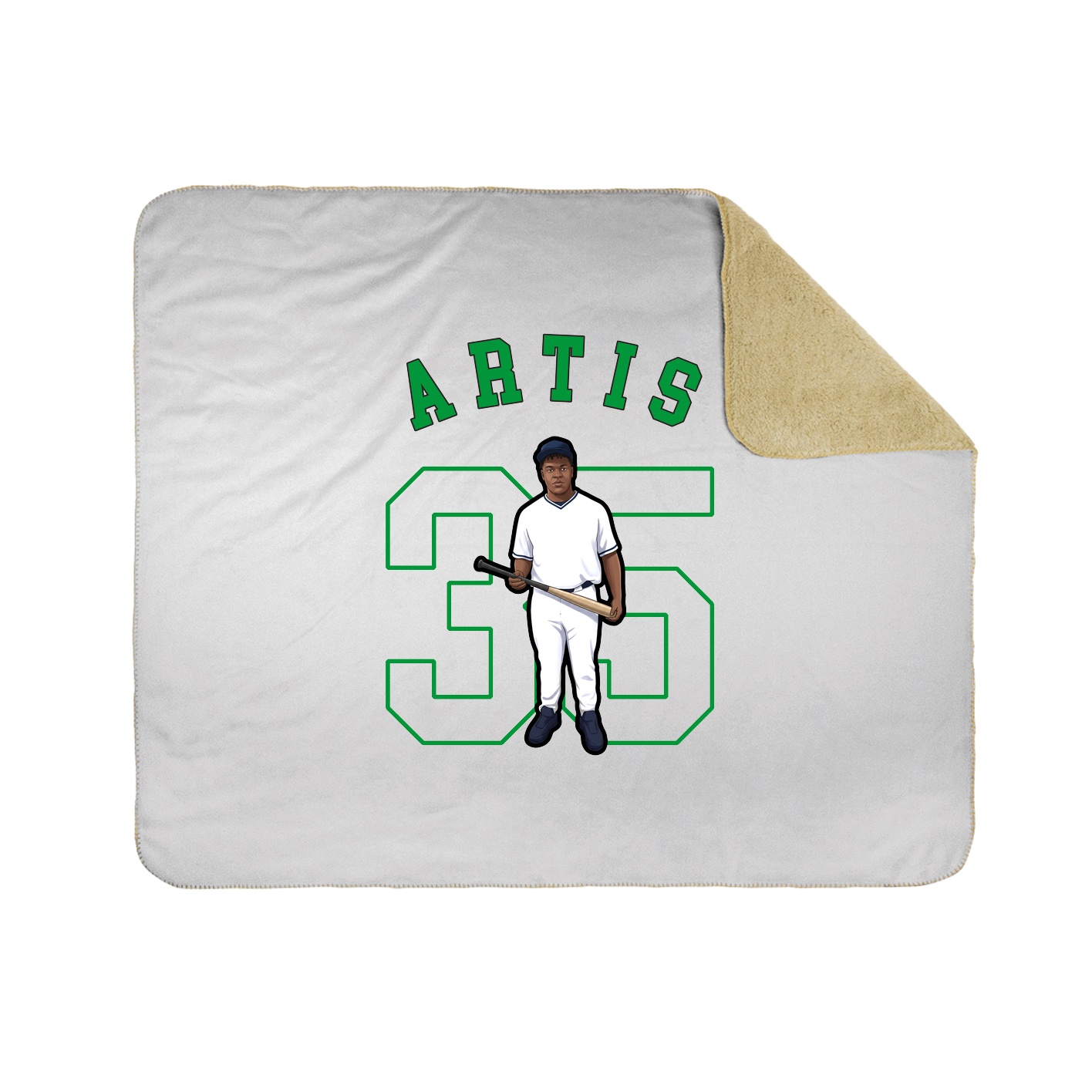 Throw Blanket — Shirsey Arch in White