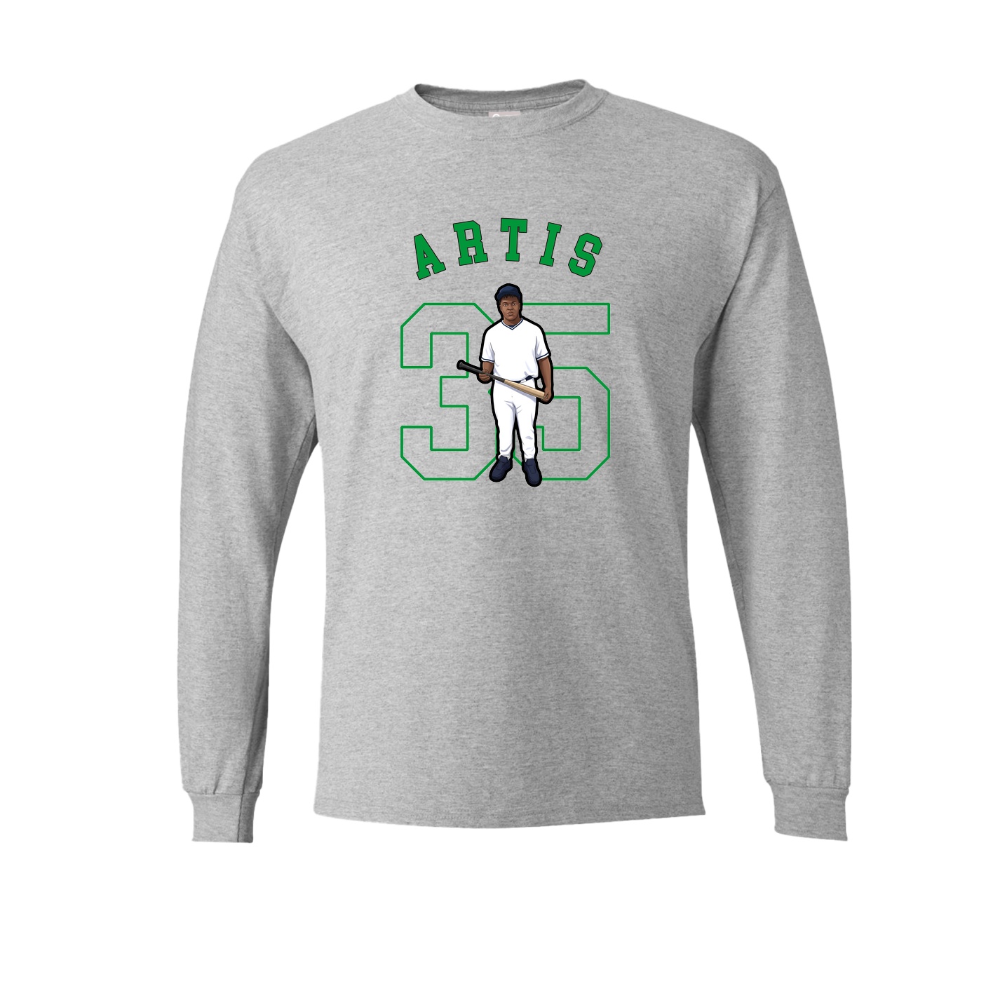 Long Sleeve Tee — Shirsey Arch in Grey