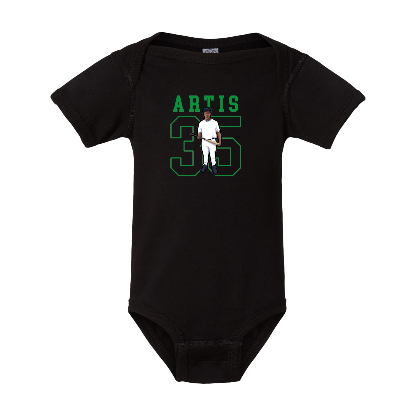 Baby Onesie — Shirsey in Black