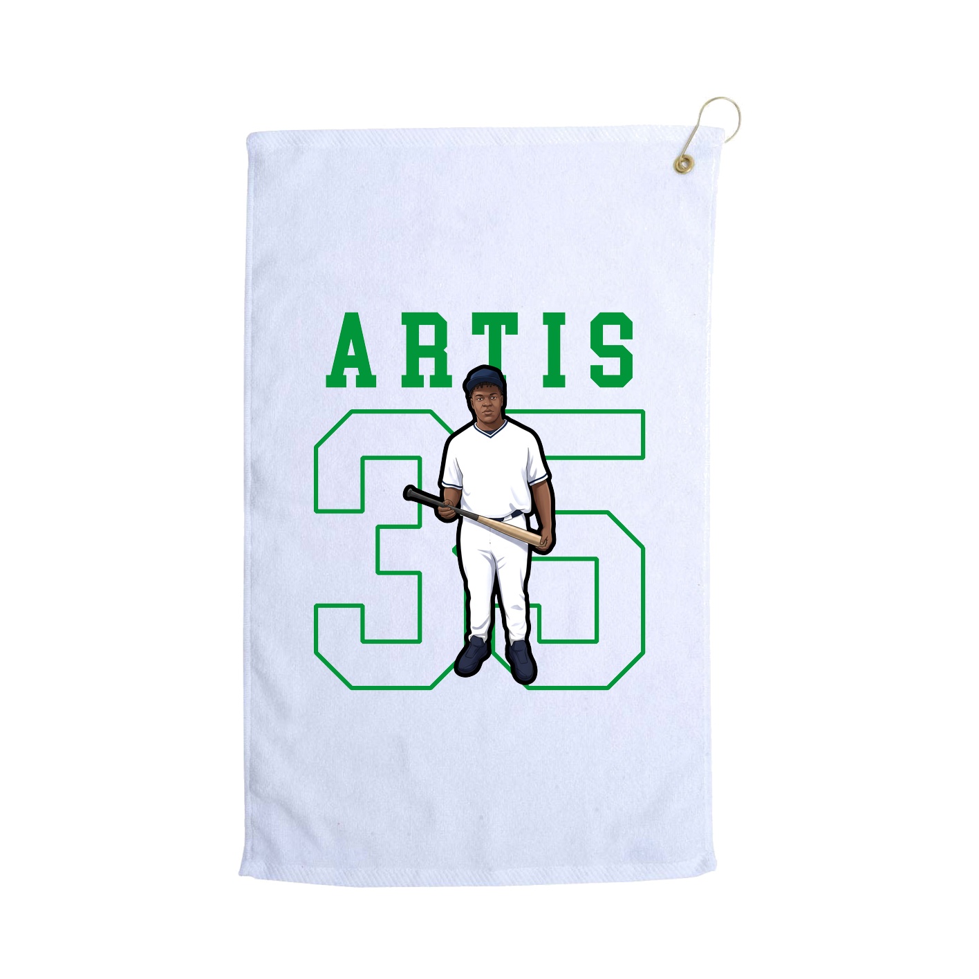 Golf Towel — Shirsey in White