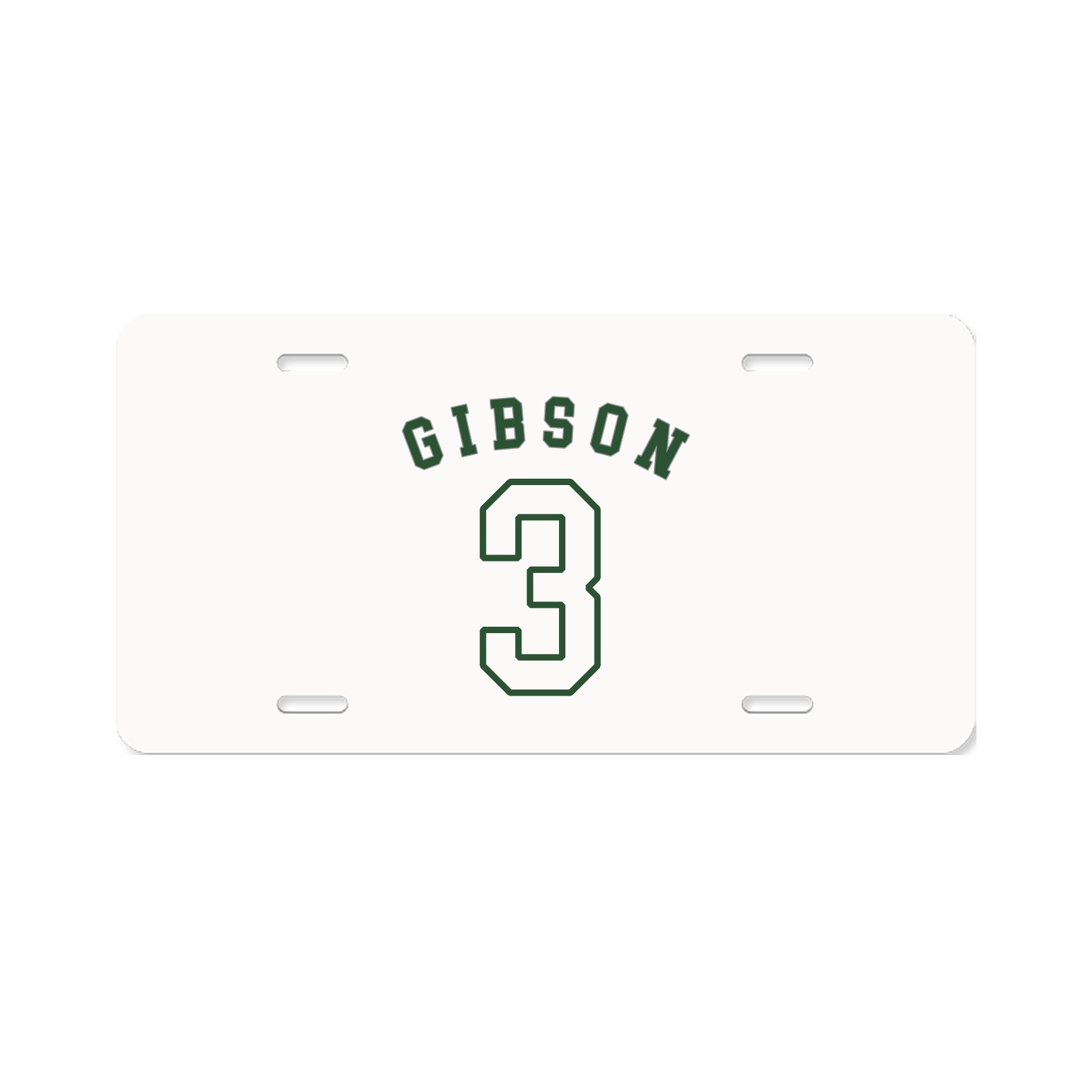 License Plate — Shirsey Arch in Classic