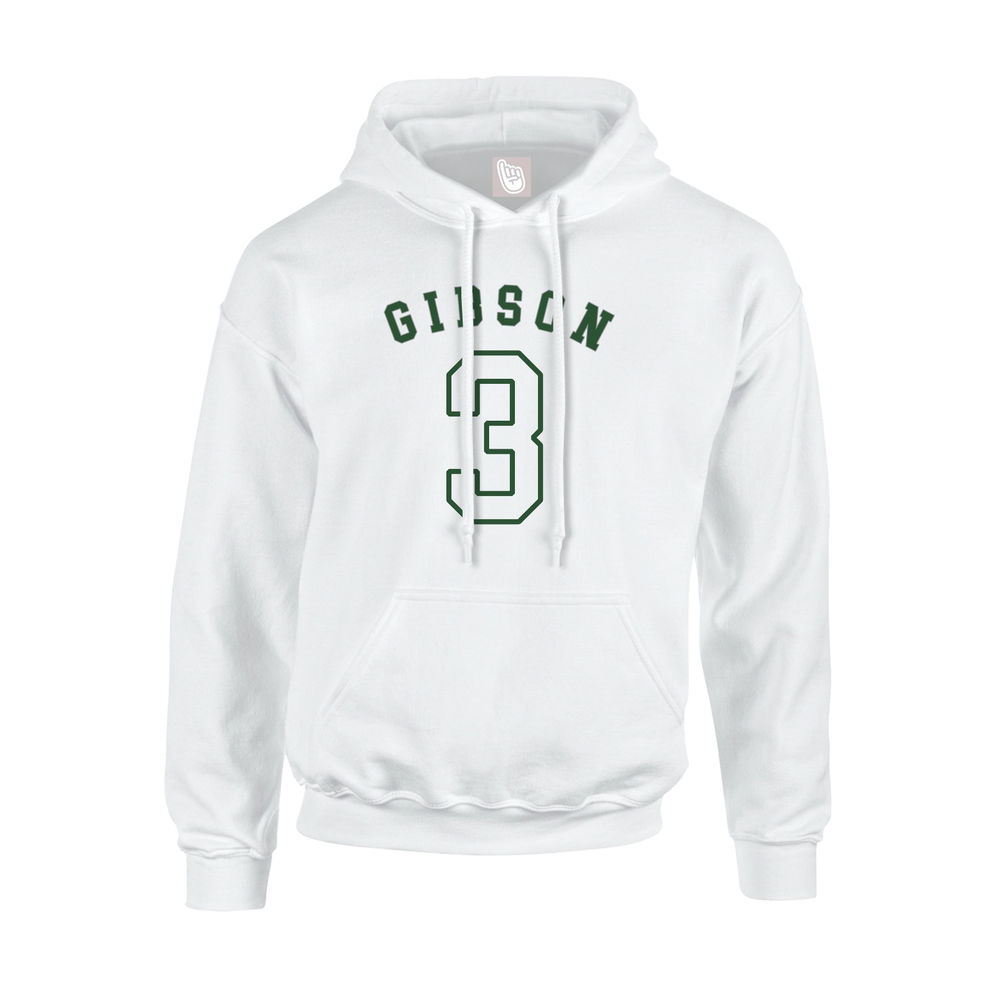 Youth Hoodie — Shirsey Arch in White