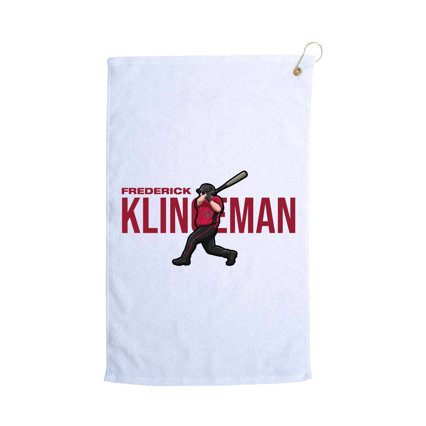 Golf Towel — Player Name in White