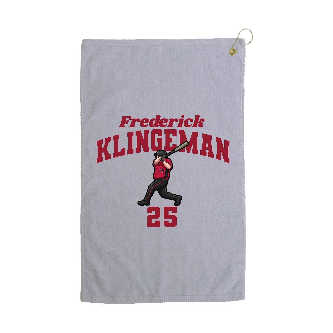 Golf Towel — Signature Arch in Grey