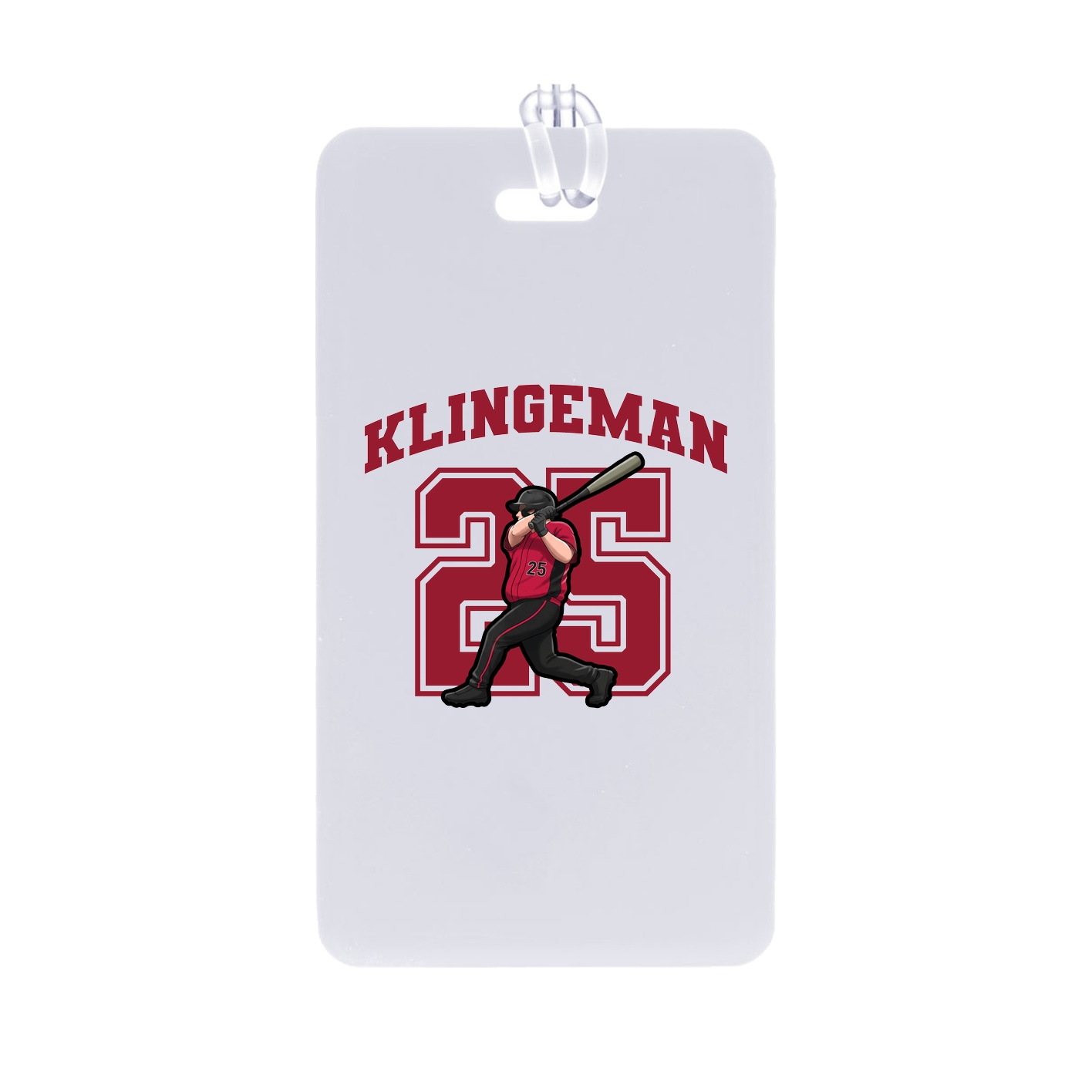Bag Tag — Number in Classic