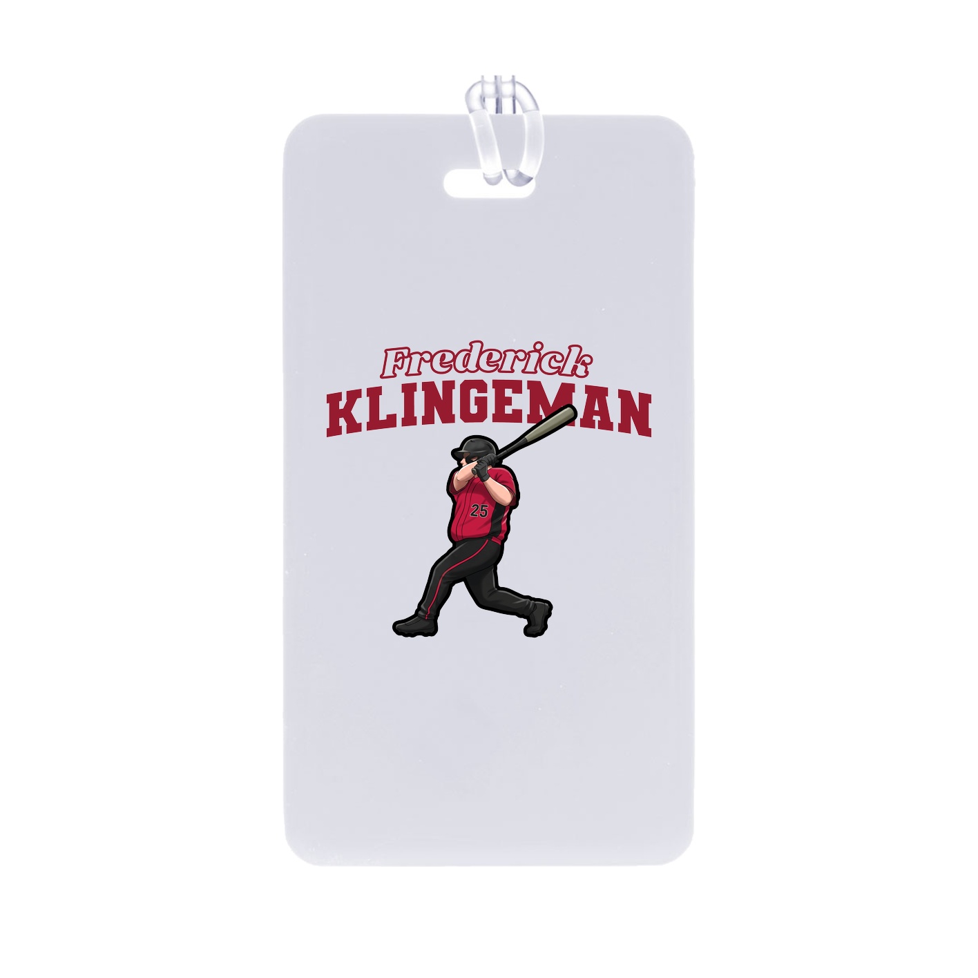 Bag Tag — Name Arch in Classic