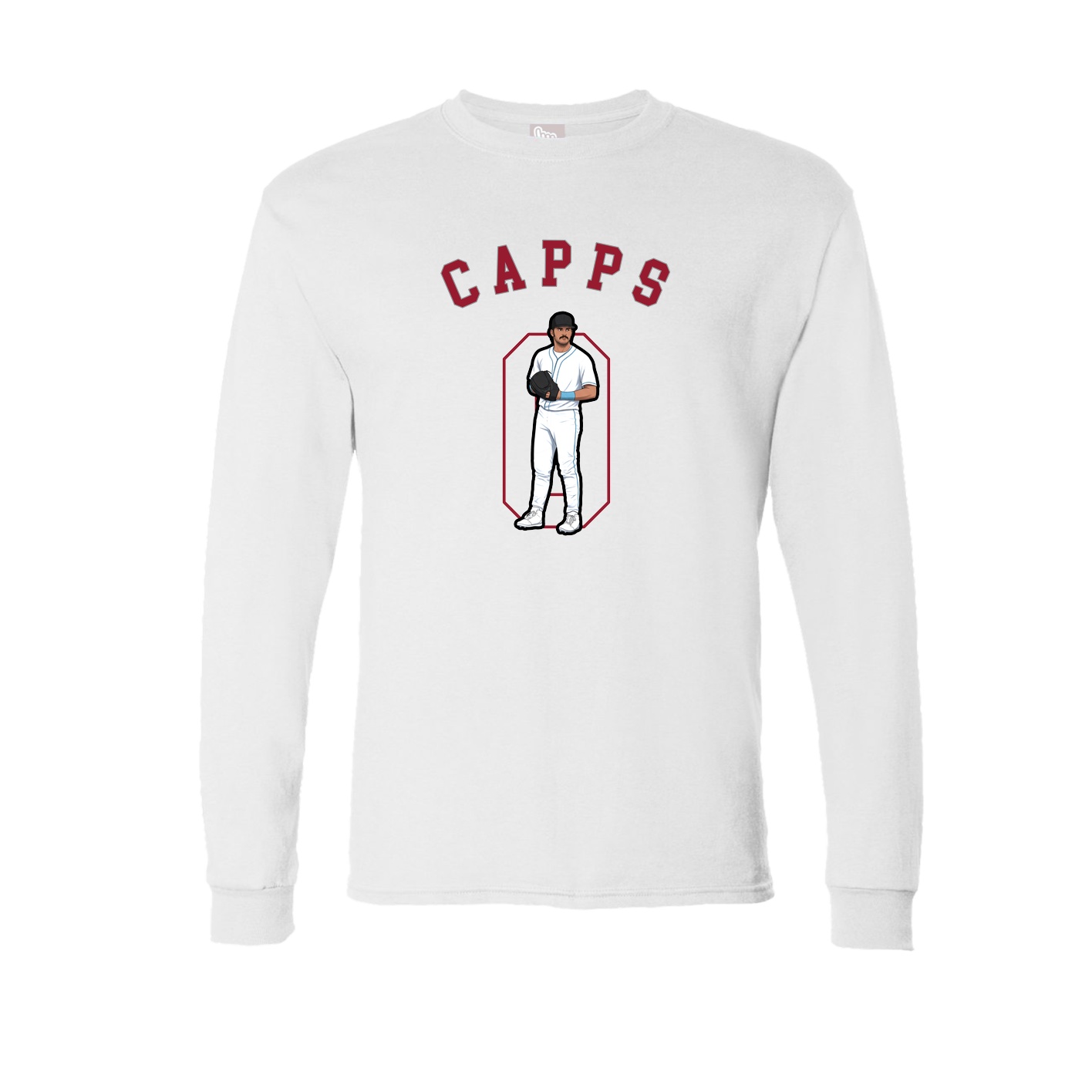 Long Sleeve Tee — Shirsey Arch in White