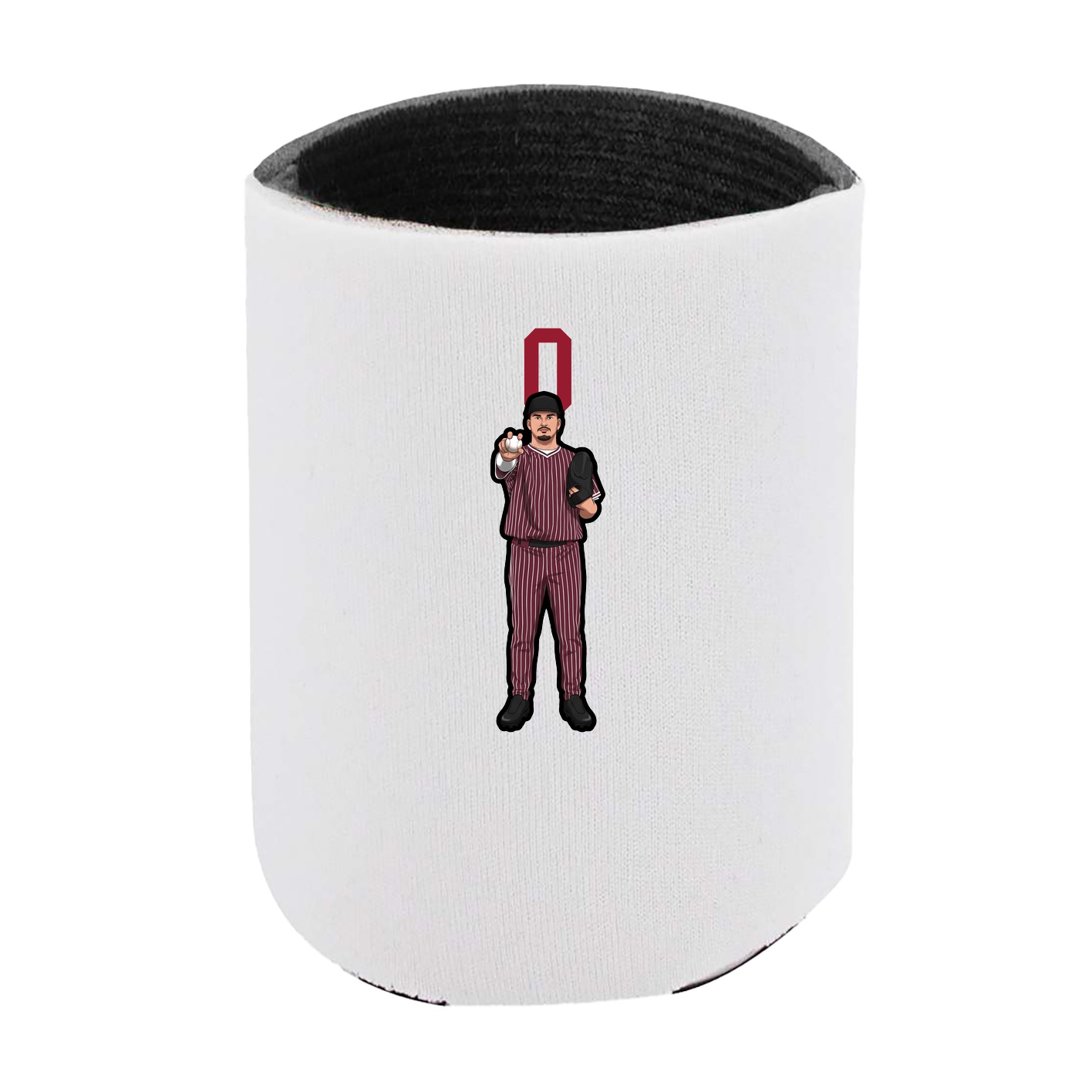 Can Holder — Number Top in White