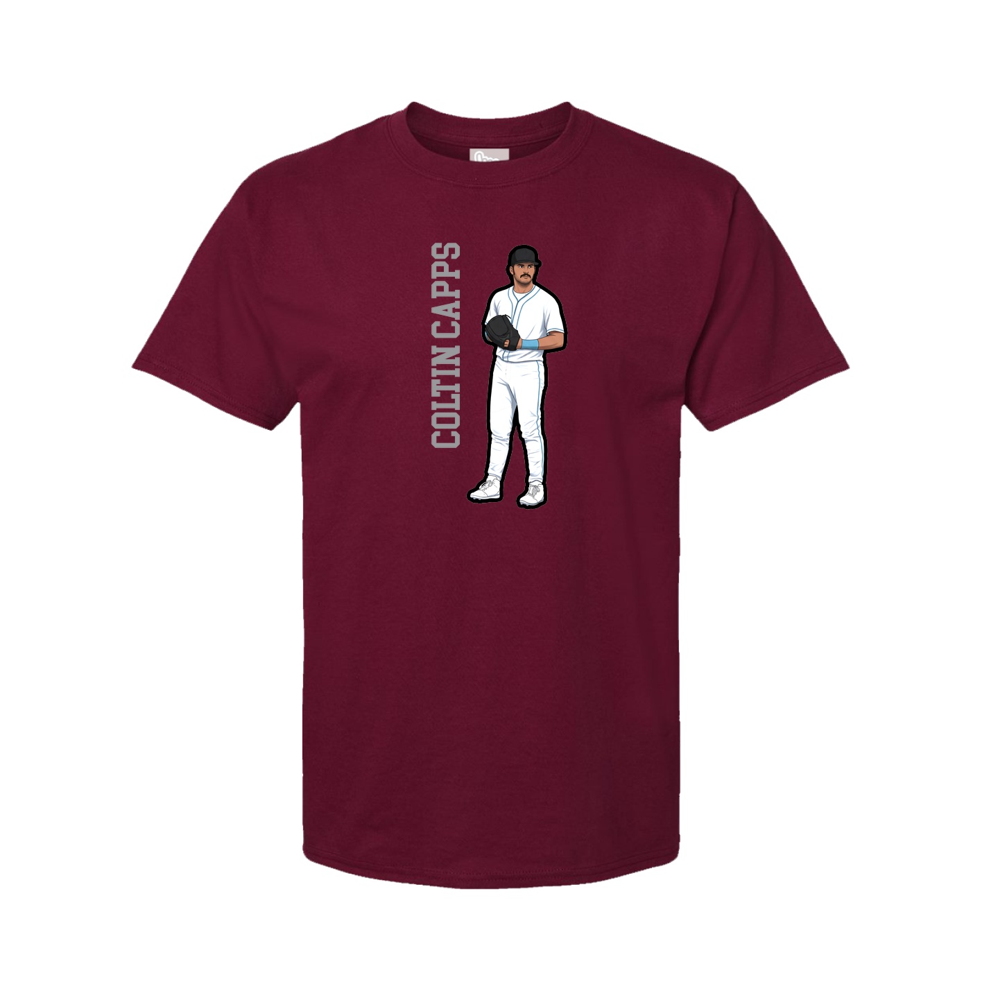 Tee — Name Vertical in Cardinal