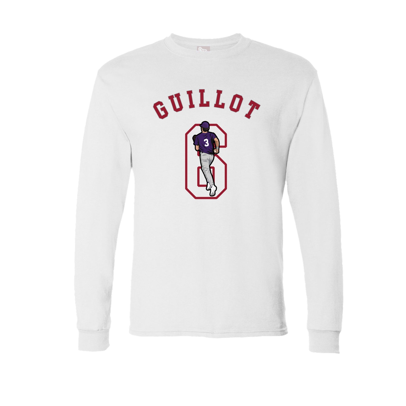 Long Sleeve Tee — Shirsey Arch in White