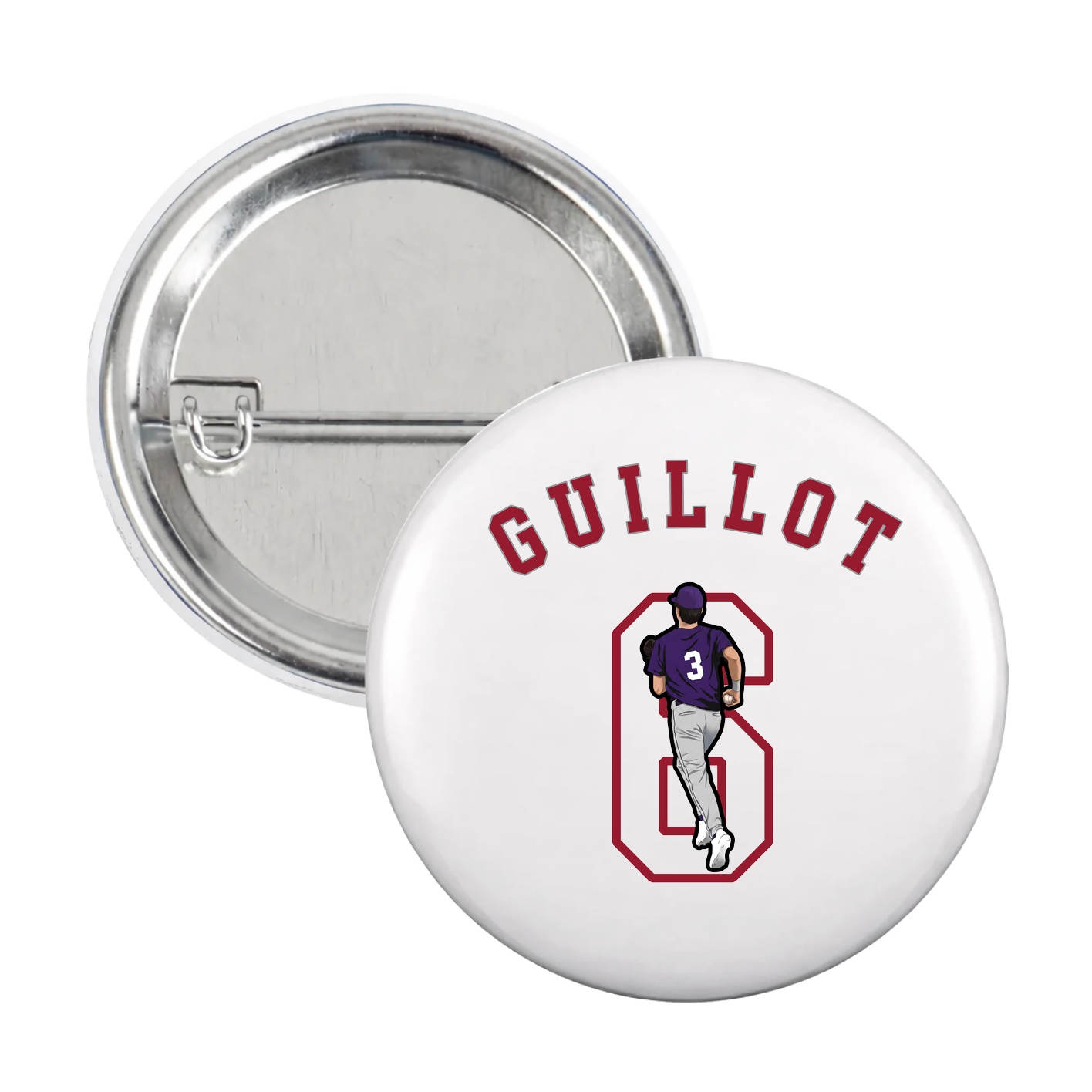 Game Day Button — Shirsey Arch in White