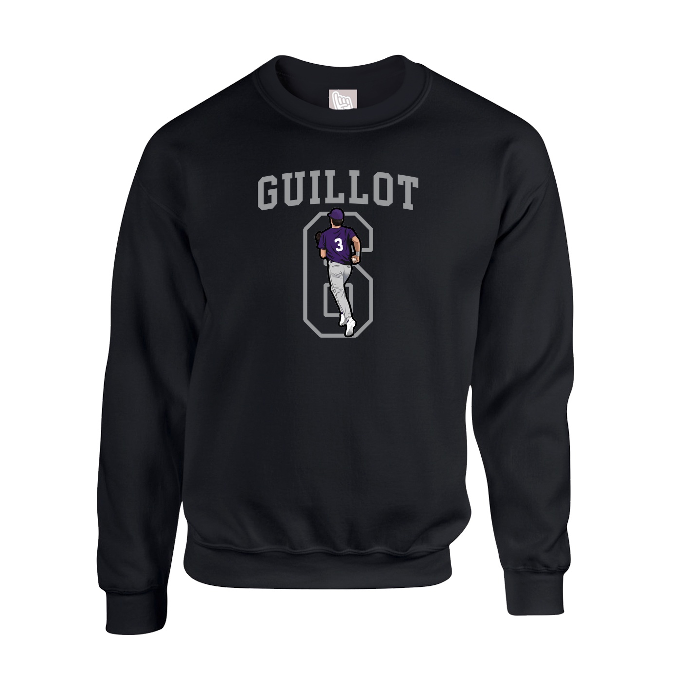 Fleece Crew — Shirsey in Black