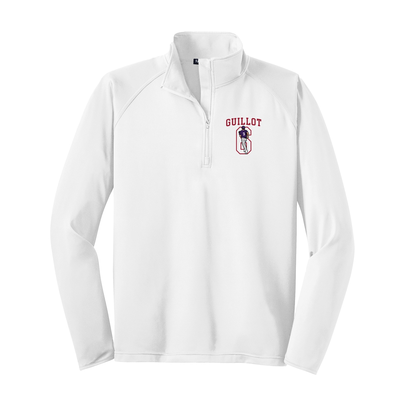 Q-Zip Pullover — Shirsey in White