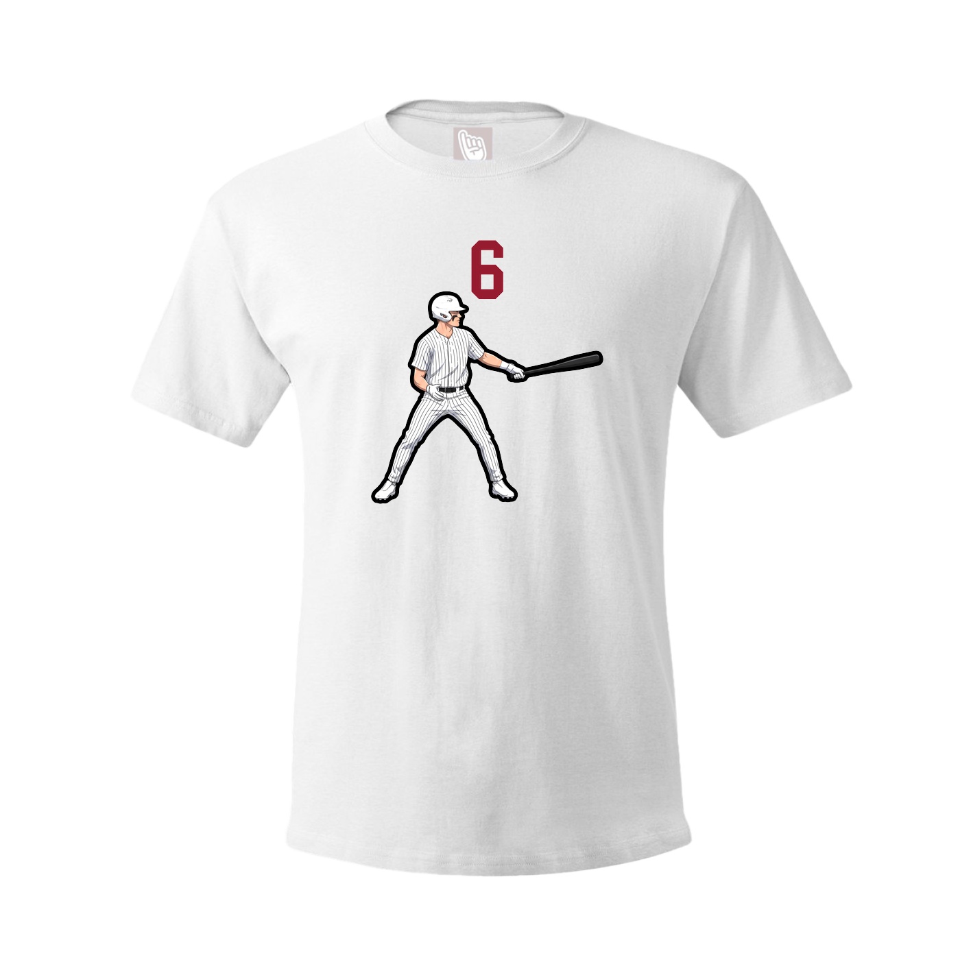 Tee — Number Top in White