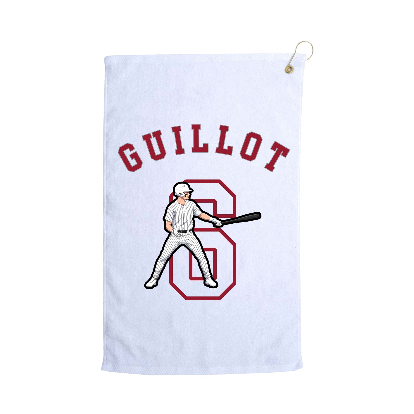 Golf Towel — Shirsey Arch in White