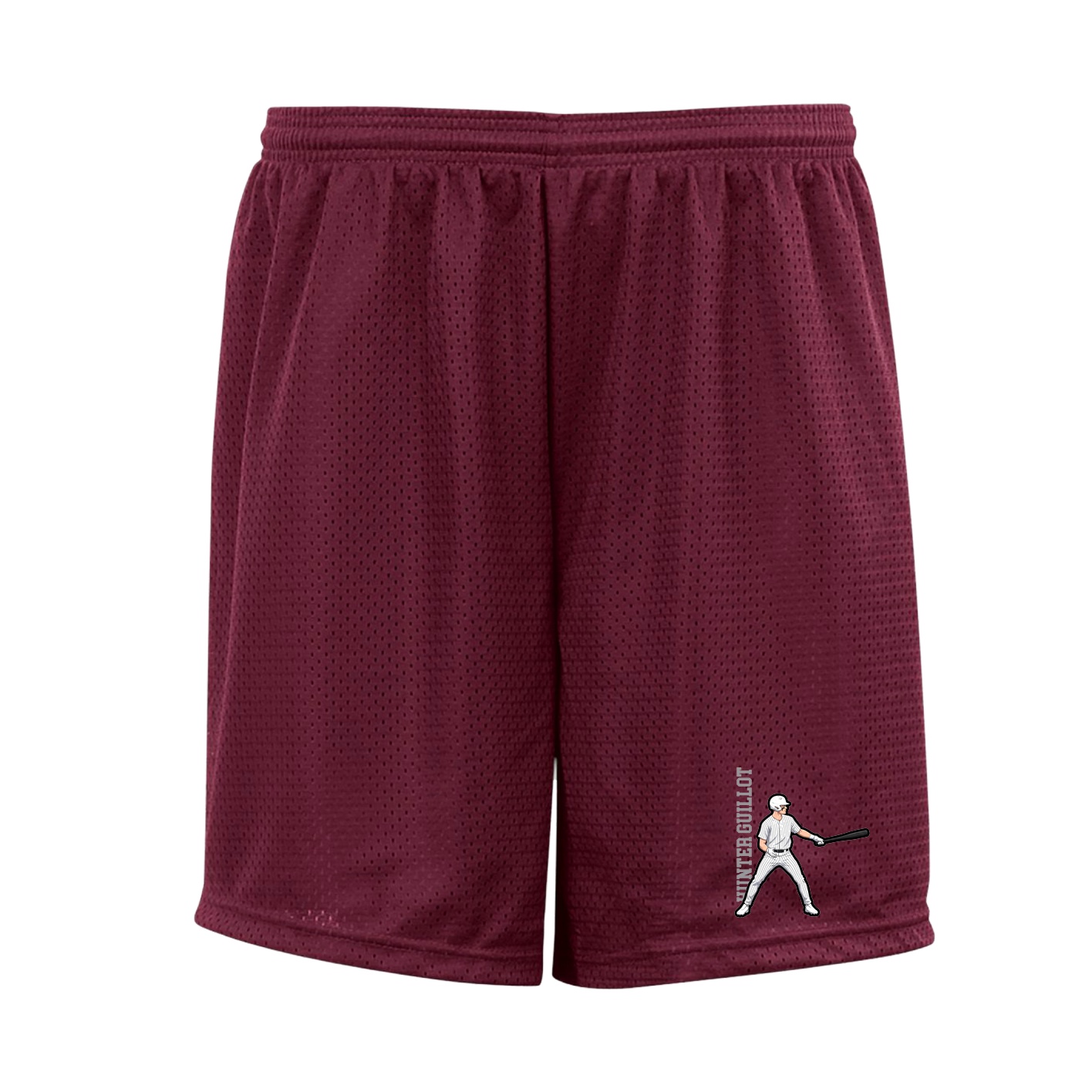 Shorts — Name Vertical in Cardinal