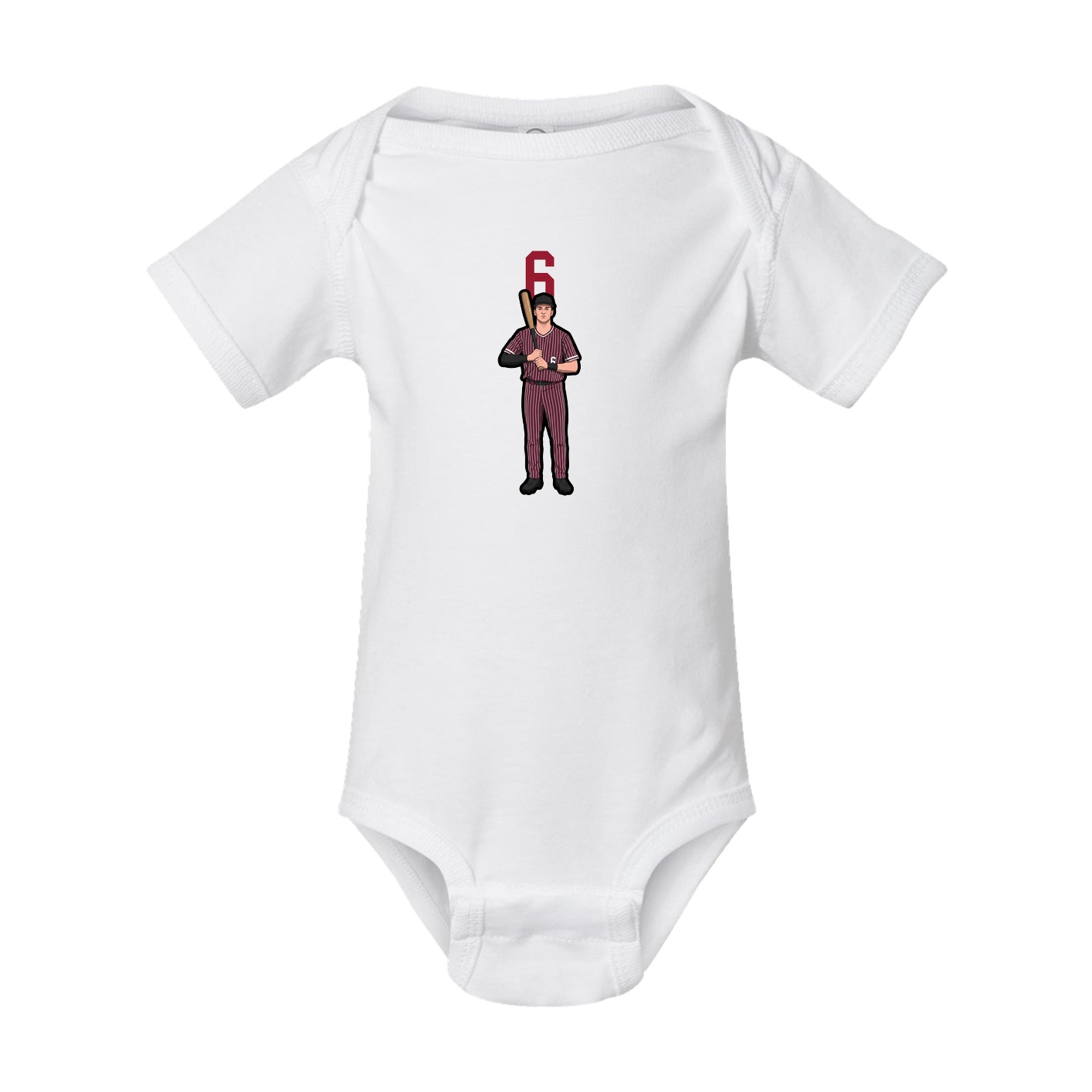 Baby Onesie — Number Top in White