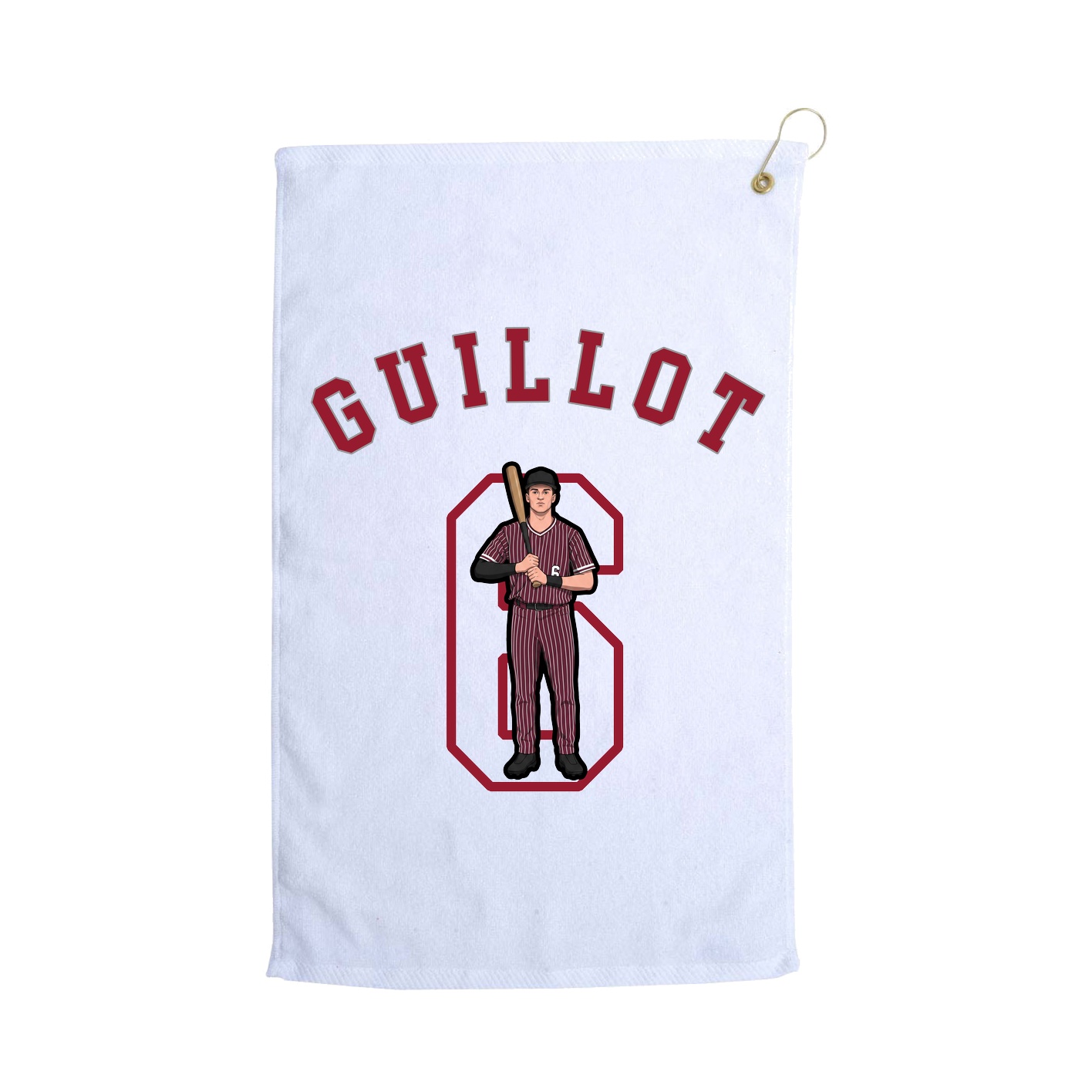 Golf Towel — Shirsey Arch in White