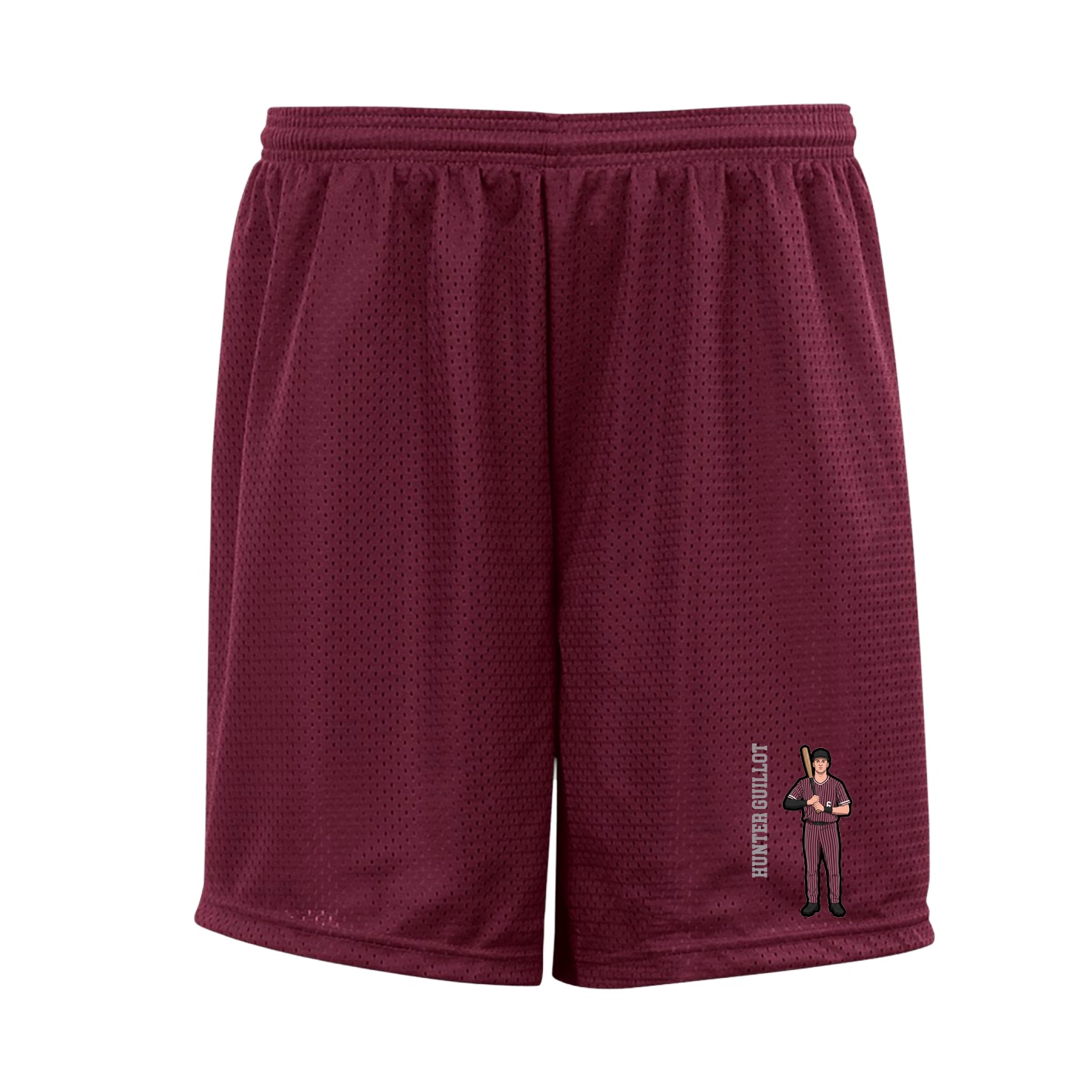 Shorts — Name Vertical in Cardinal