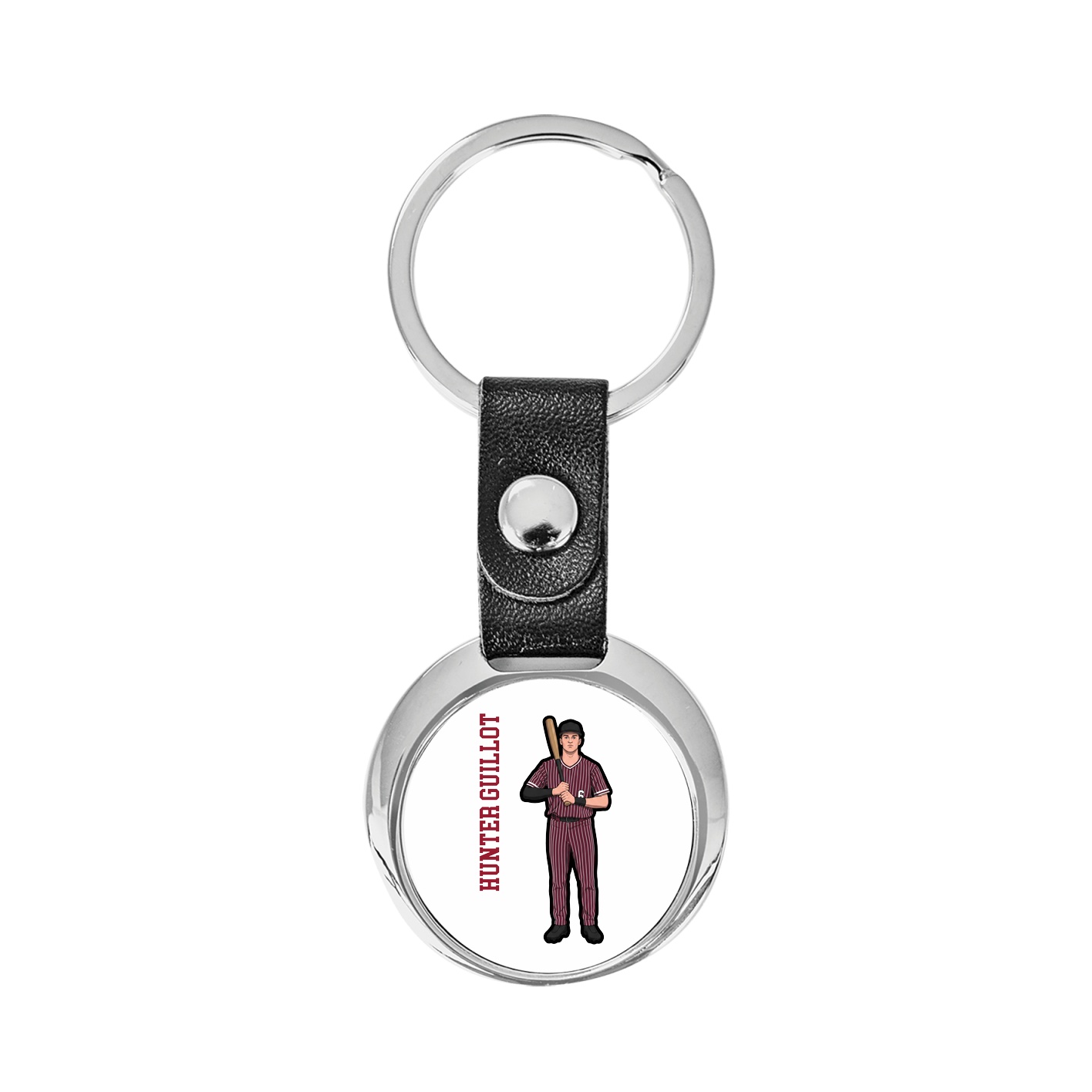 Key Chain — Name Vertical in Classic